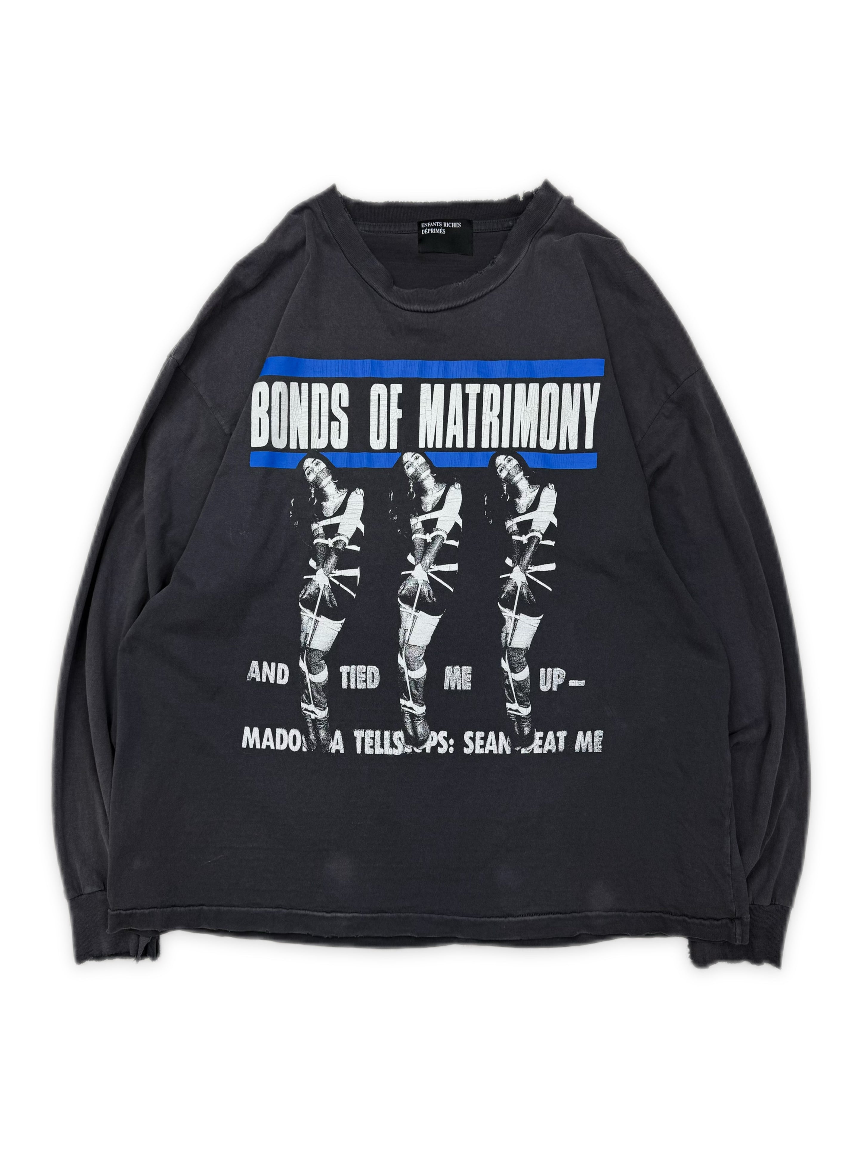 SS24 Enfants Riches Deprimes ‘Bonds of Matrimony’ Distressed Long Sleeve