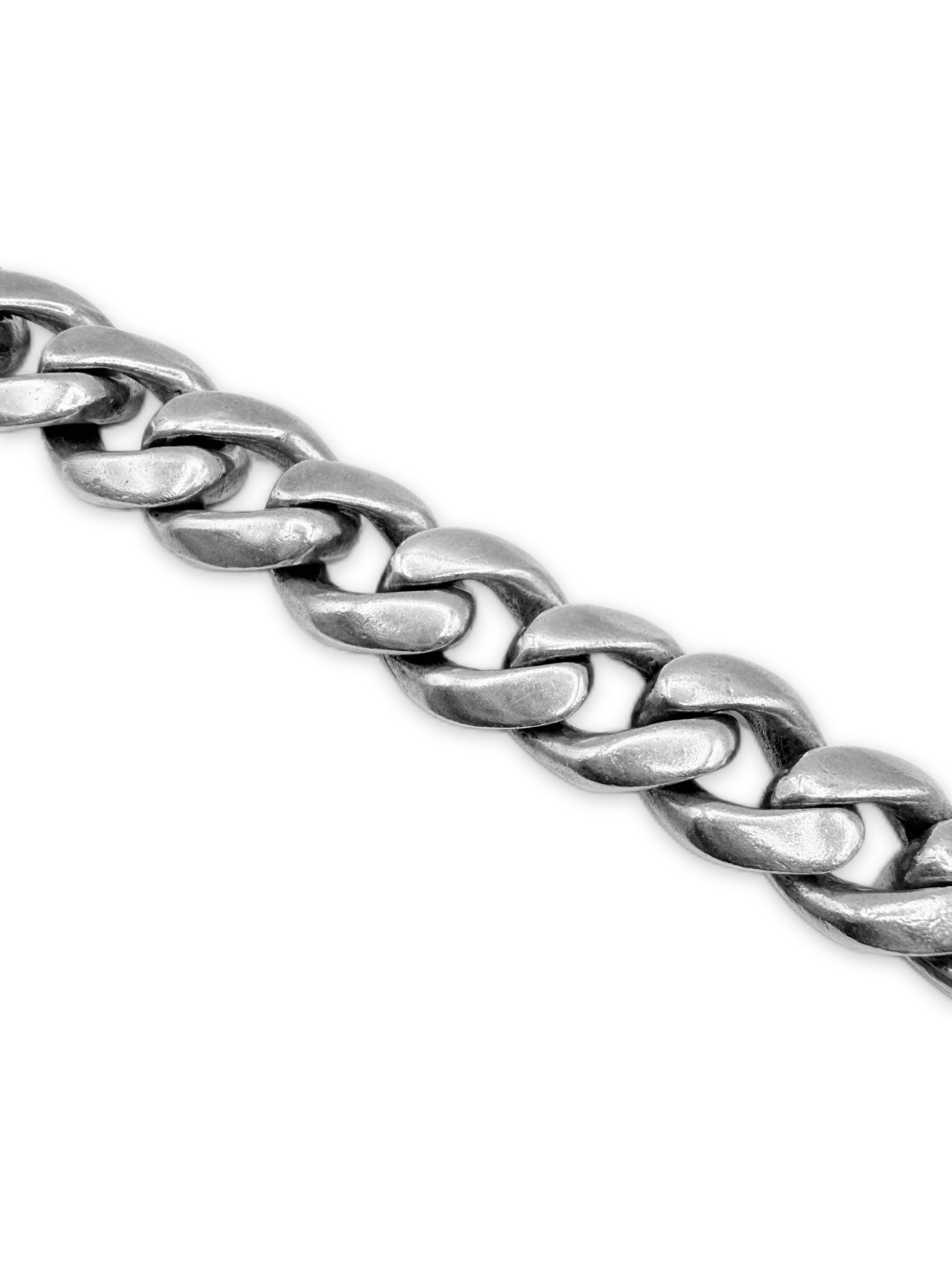 Chrome Hearts Fleur de Lis Box ID Cuban Link Bracelet