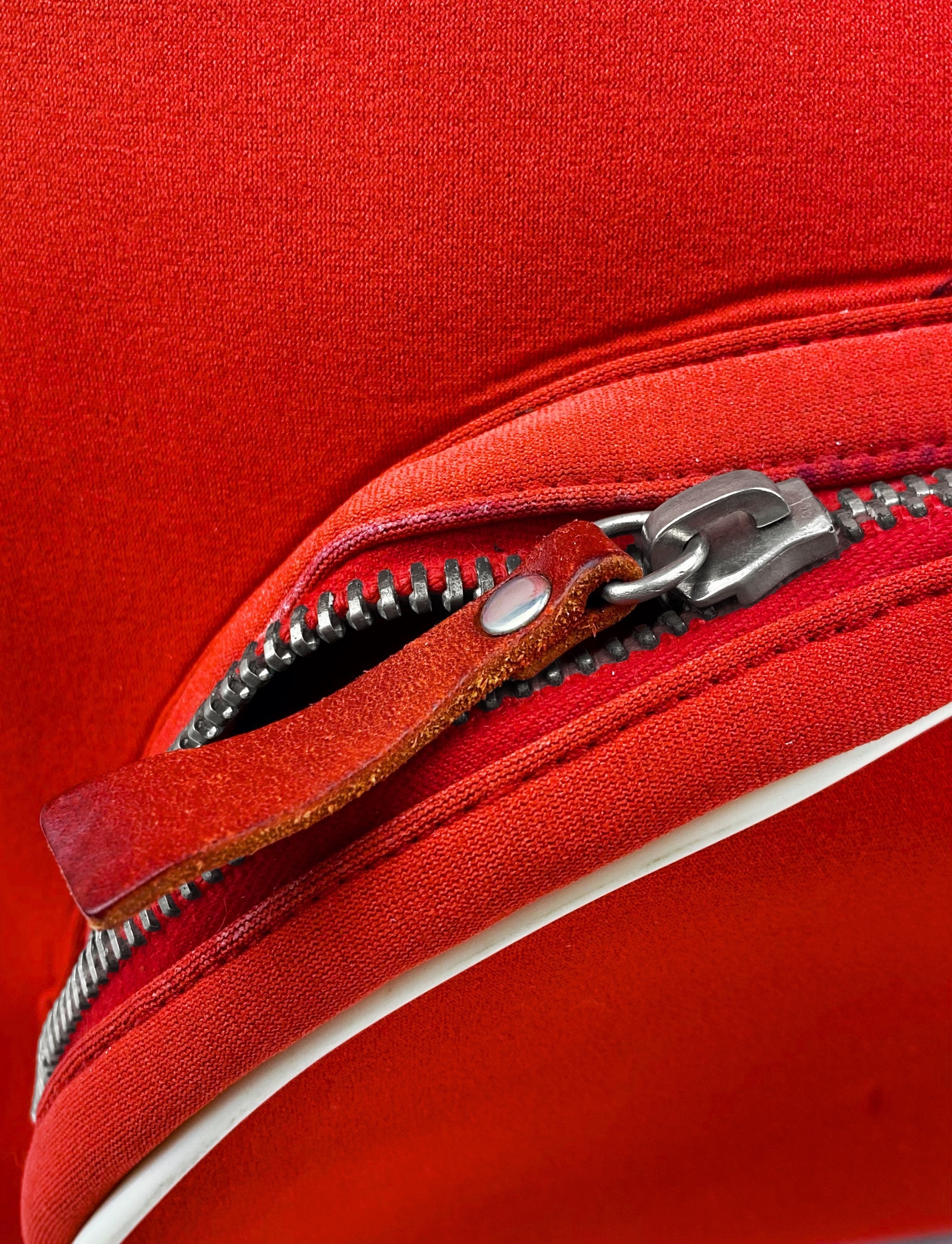 2000’s Prada Sport Nylon Cherry Red Multi-Pocket Hand Bag