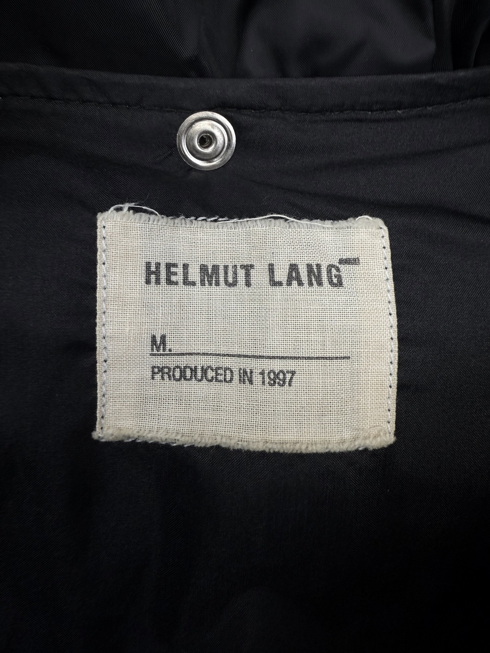 AW97 Helmut Lang Goose Down Black Puffer Jacket