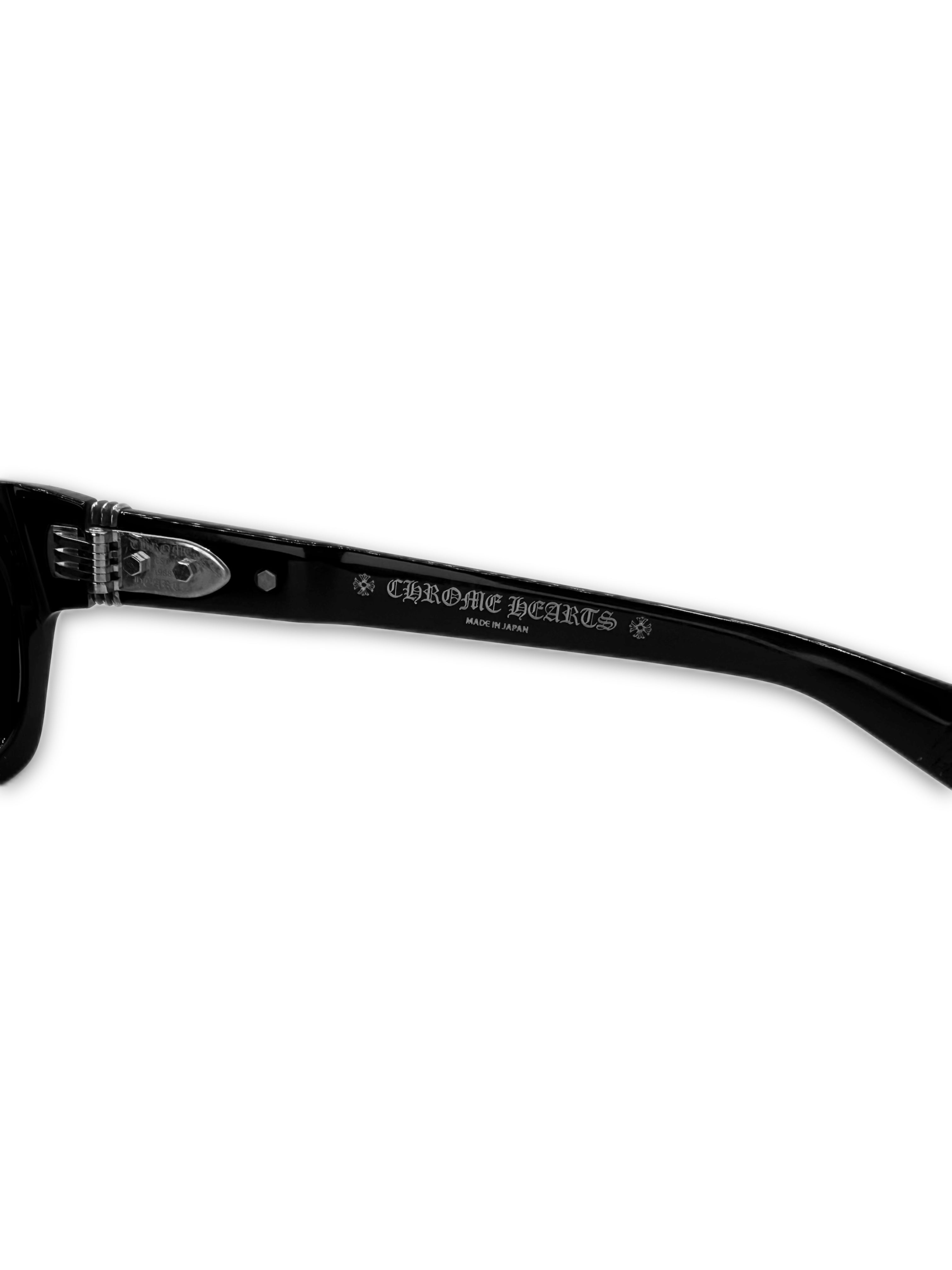 Chrome Hearts ‘Idawanna’ Star Black Square Sunglasses
