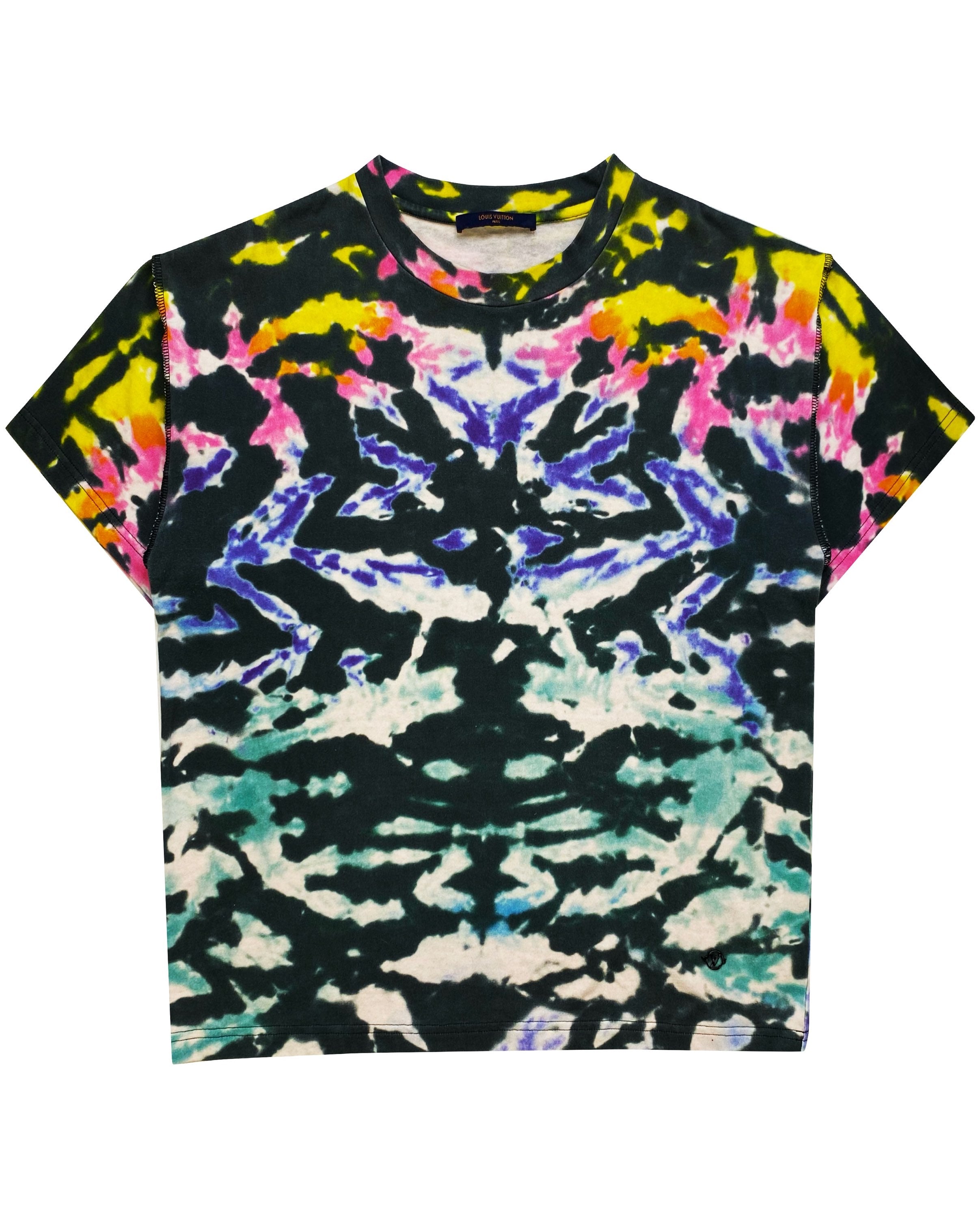 SS19 Louis Vuitton by Virgil Abloh Tie-Dye Multi Colour T-Shirt