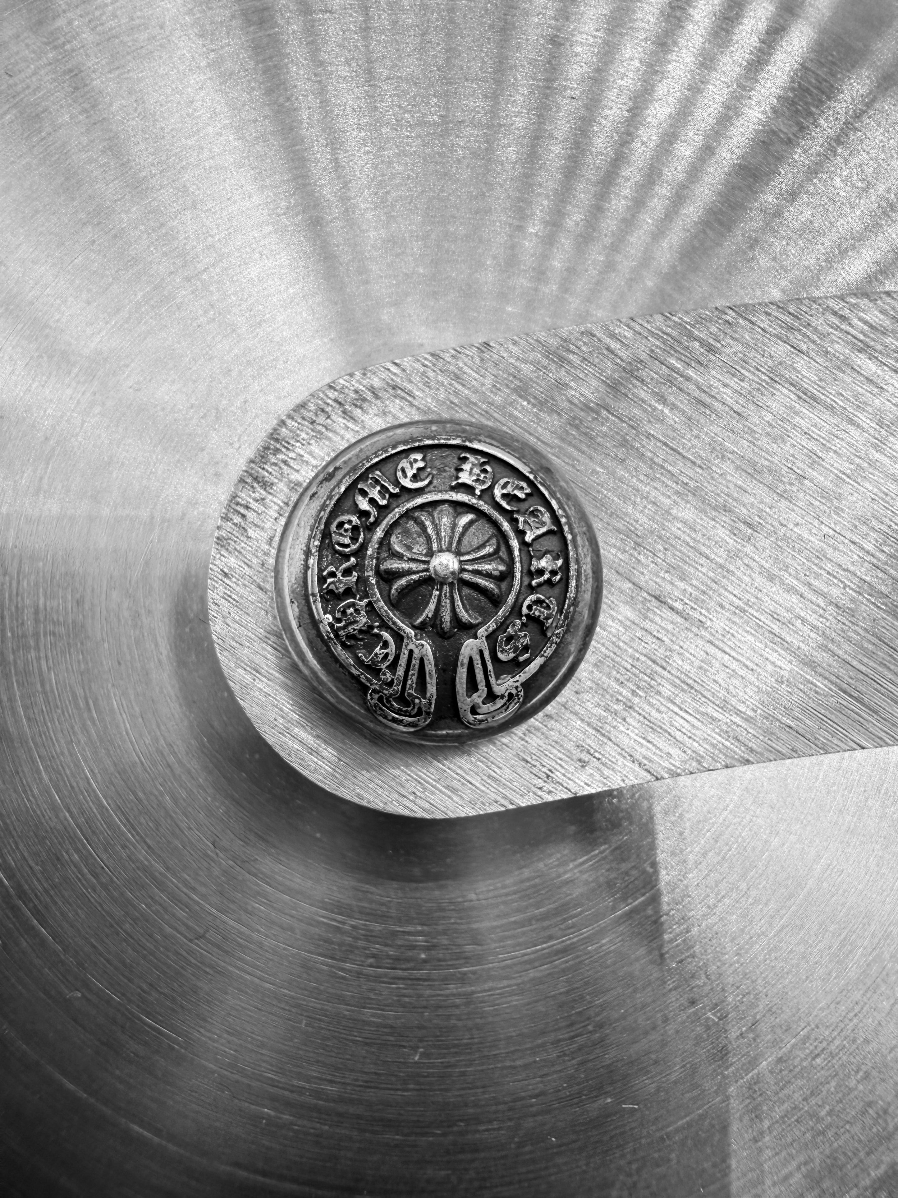 Chrome Hearts Hollywood Exclusive Ebony Wood .925 Silver Pizza Cutter