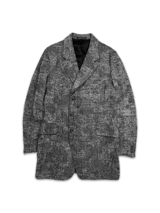 AW11 Yohji Yamamoto Homme ‘Many Buttons’ Harringbone Wool Jacket