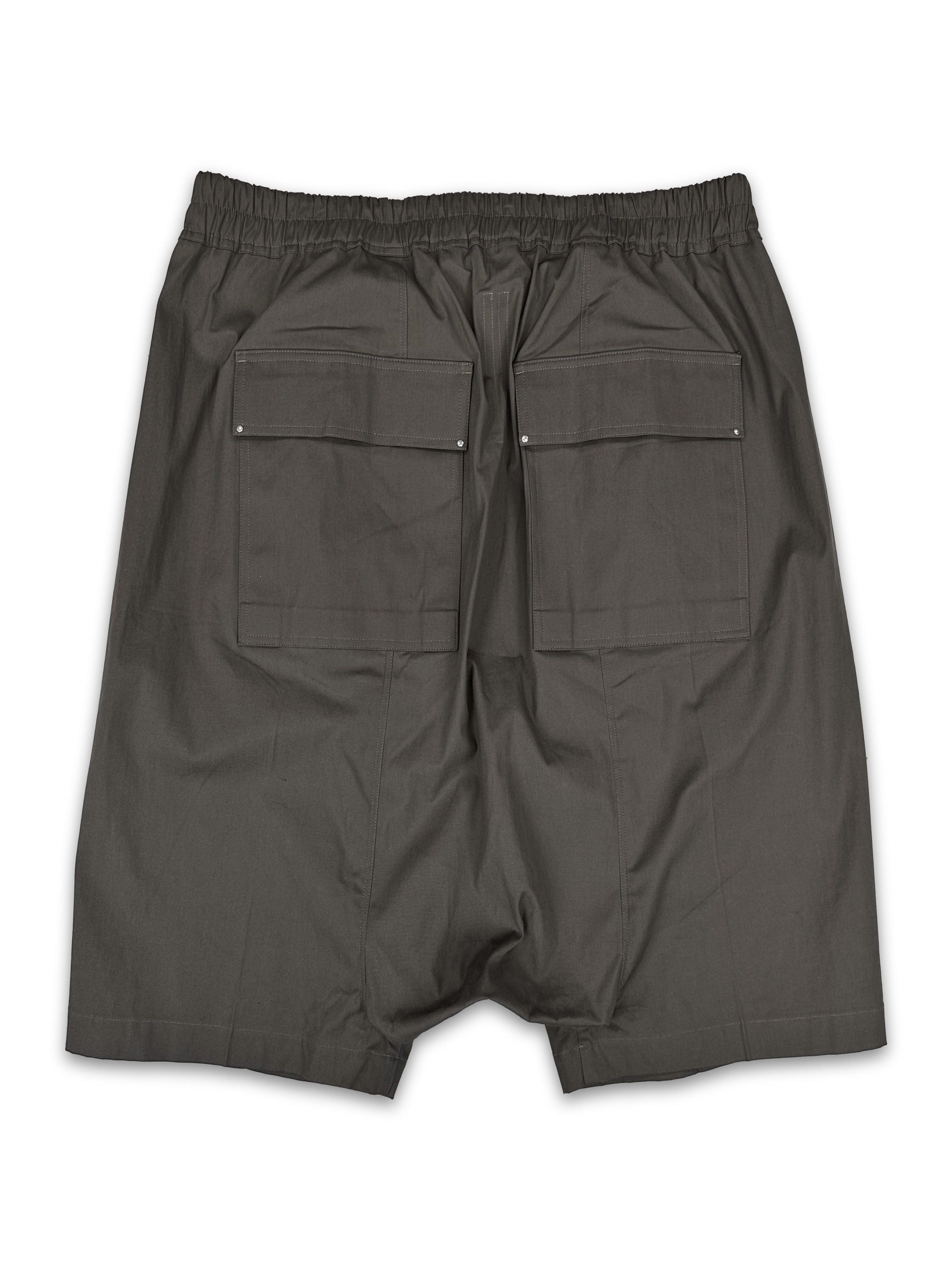 SS22 Rick Owens ‘Fogachine’ Drop Crotch Wide Cut Shorts