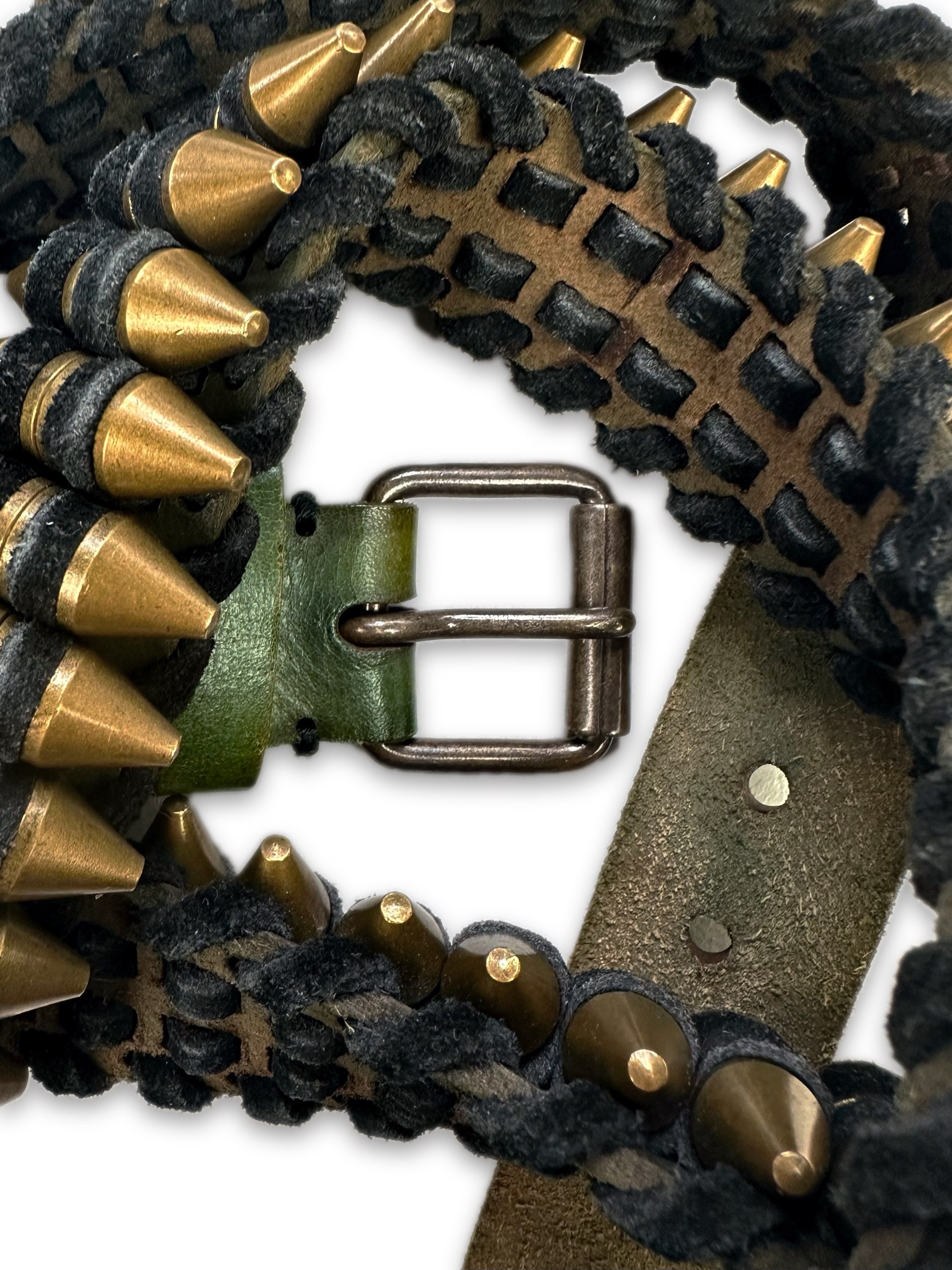 AW10 Balmain by Christophe Decarnin Leather ‘Bullet’ Belt