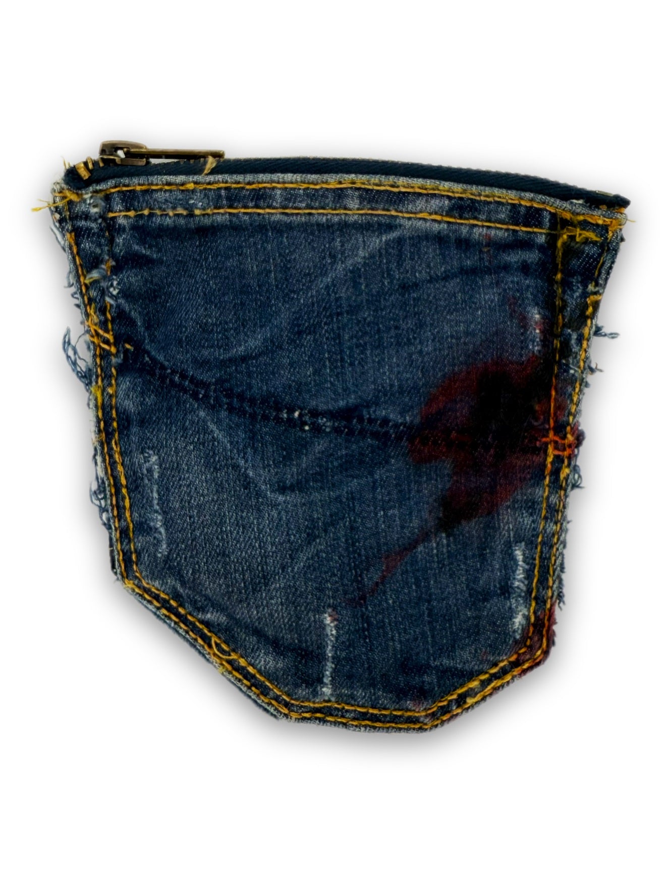 SS99 Maison Margiela ‘Jean Pocket’ Denim Zipper Wallet