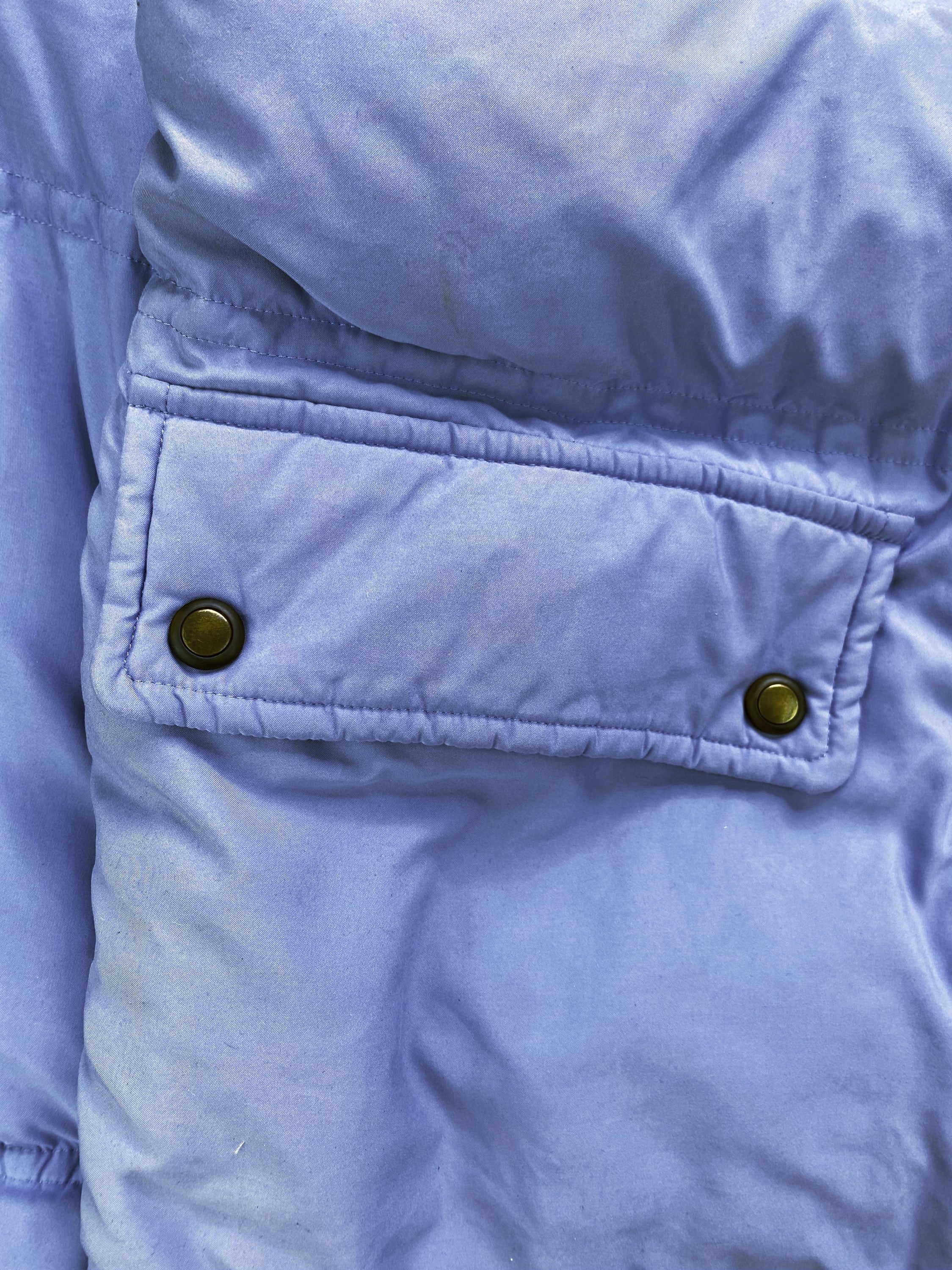 Christian Dior Sky Blue Down Fill Cargo Puffer Jacket