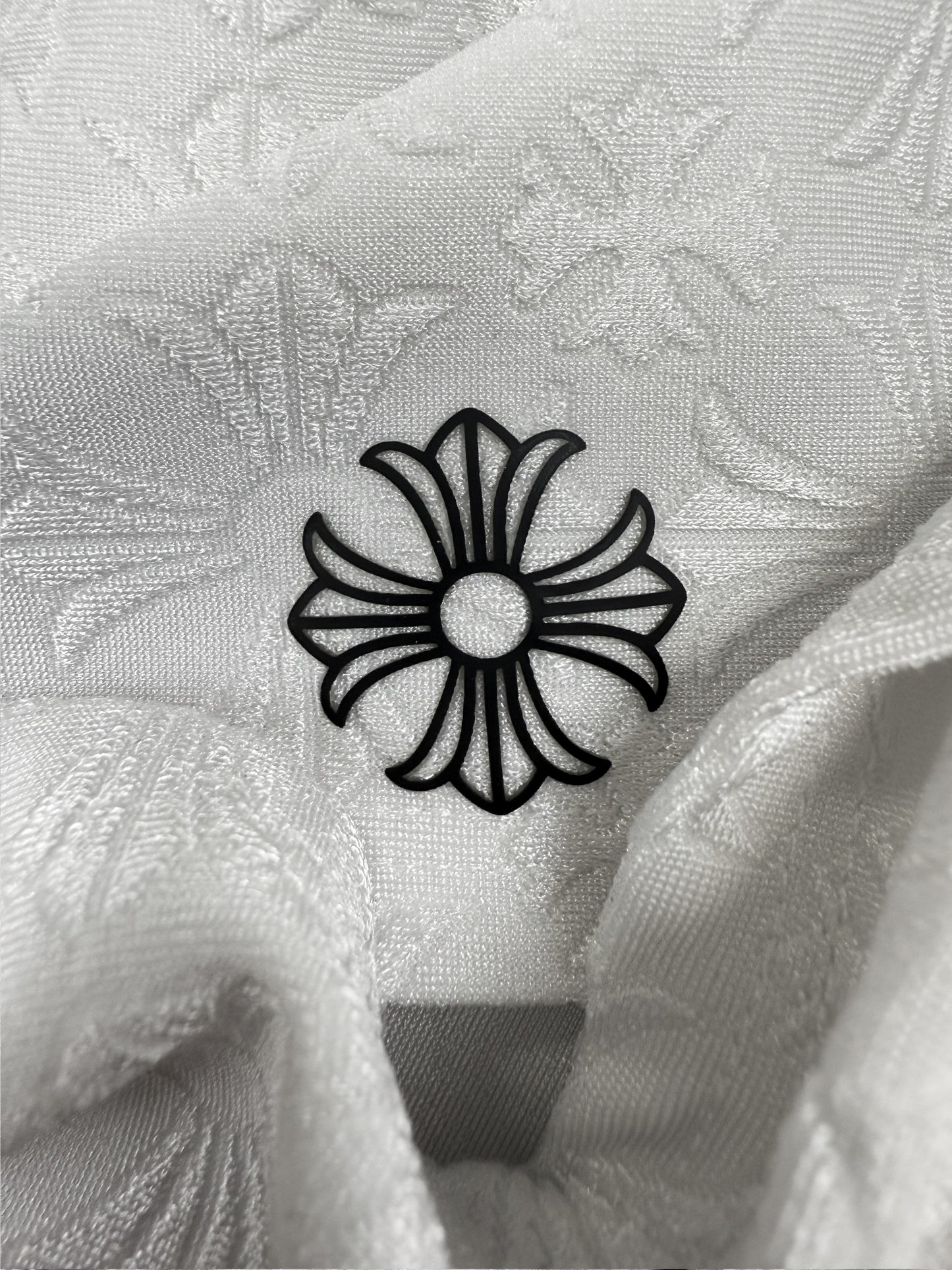 Chrome Hearts Pleated Plus Monogram Elasticated Tennis Skirt