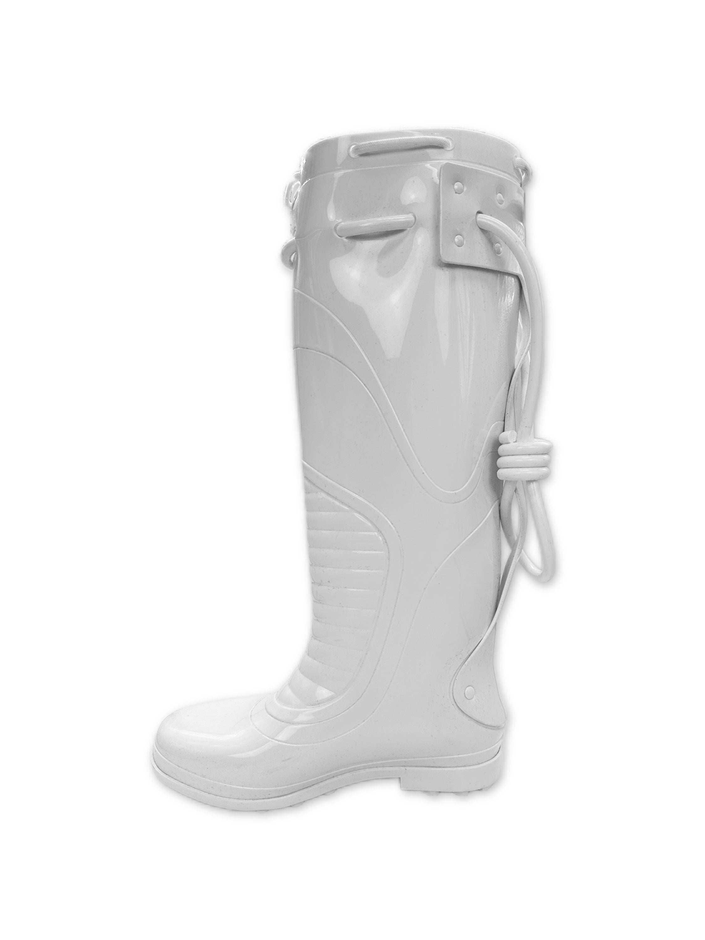 SS18 Raf Simons ‘Wellington’ White Rubber Blade Runner Boots