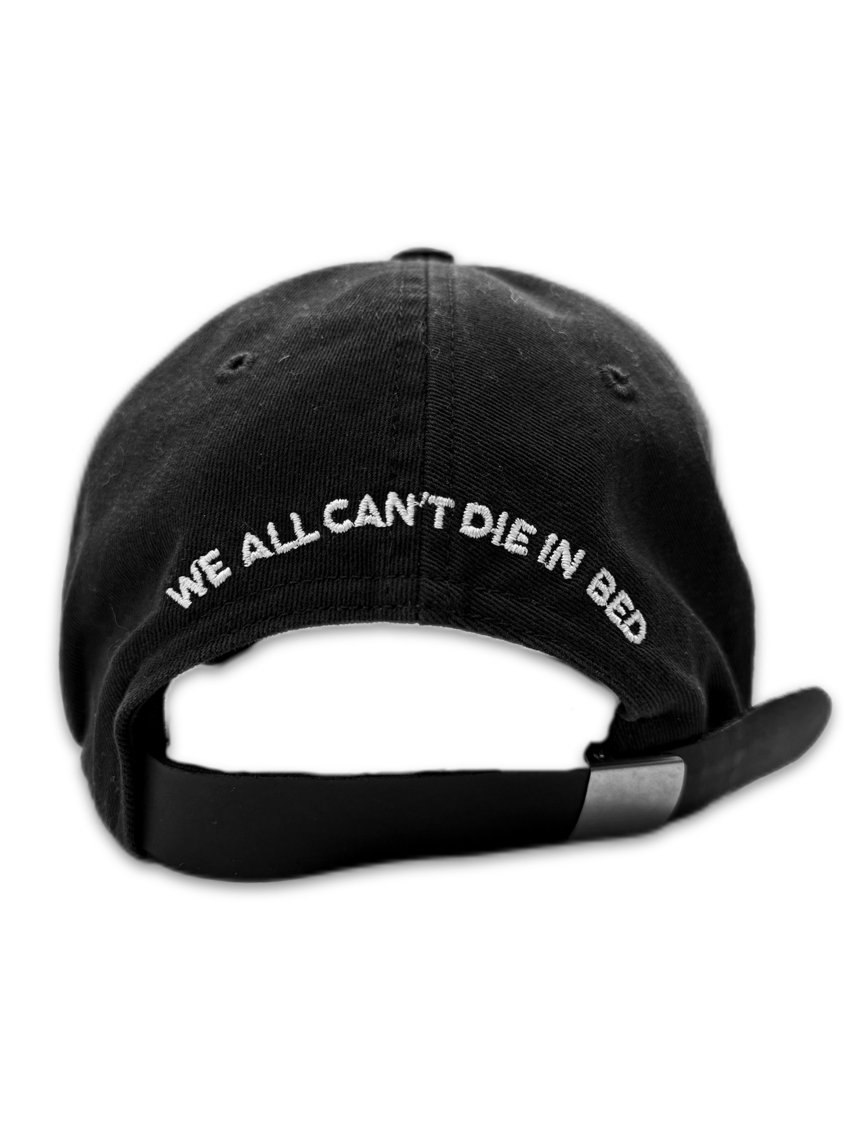AW24 Enfants Riches Deprimes ‘Die in Bed’ Black Strap-back Hat