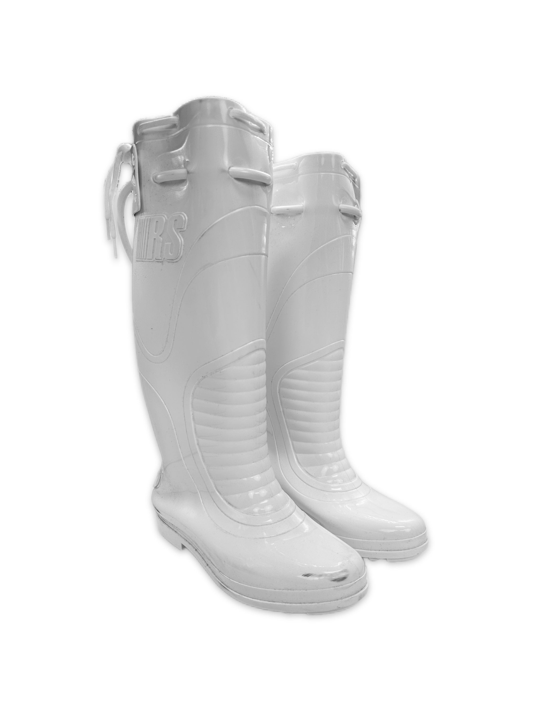 SS18 Raf Simons ‘Wellington’ White Rubber Blade Runner Boots