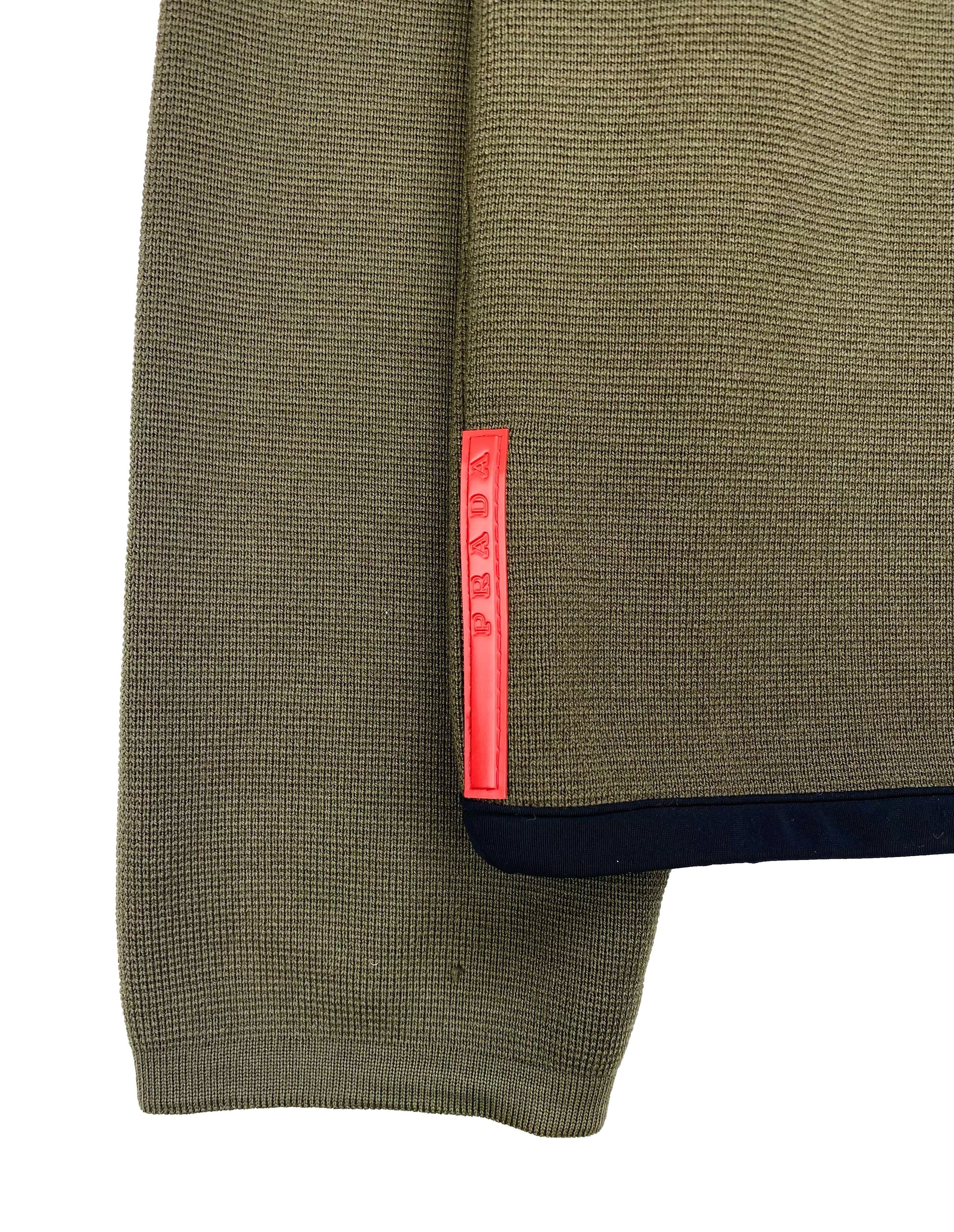 2000’s Prada Sport Tight Knit Zippered Tech Fleece