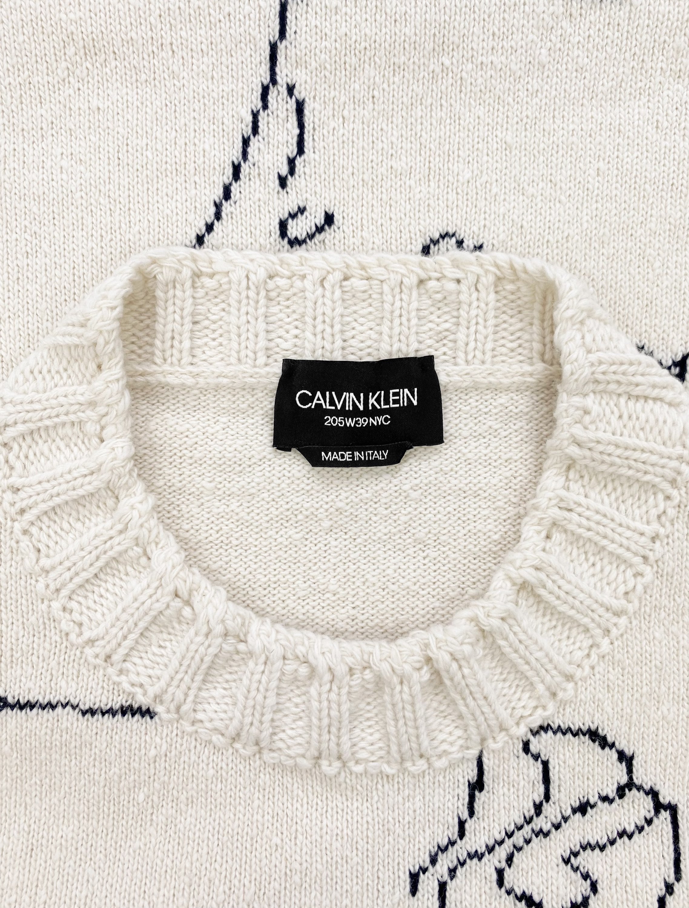FW18 CK205W39NYC by Raf Simons Andy Warhol Knitted Sweater