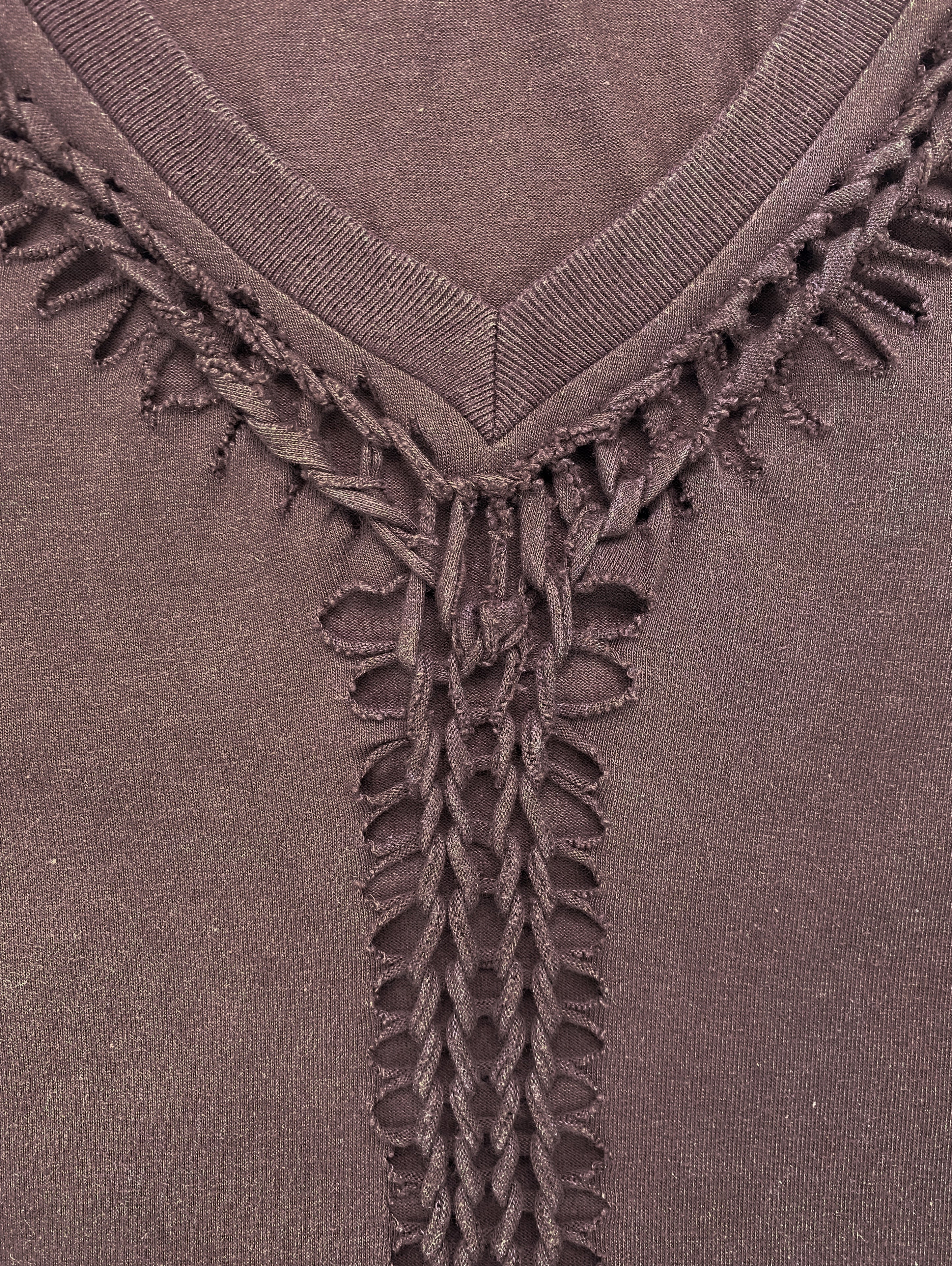 AW07 Number (N)ine Braided Rustic Longsleeve Shirt