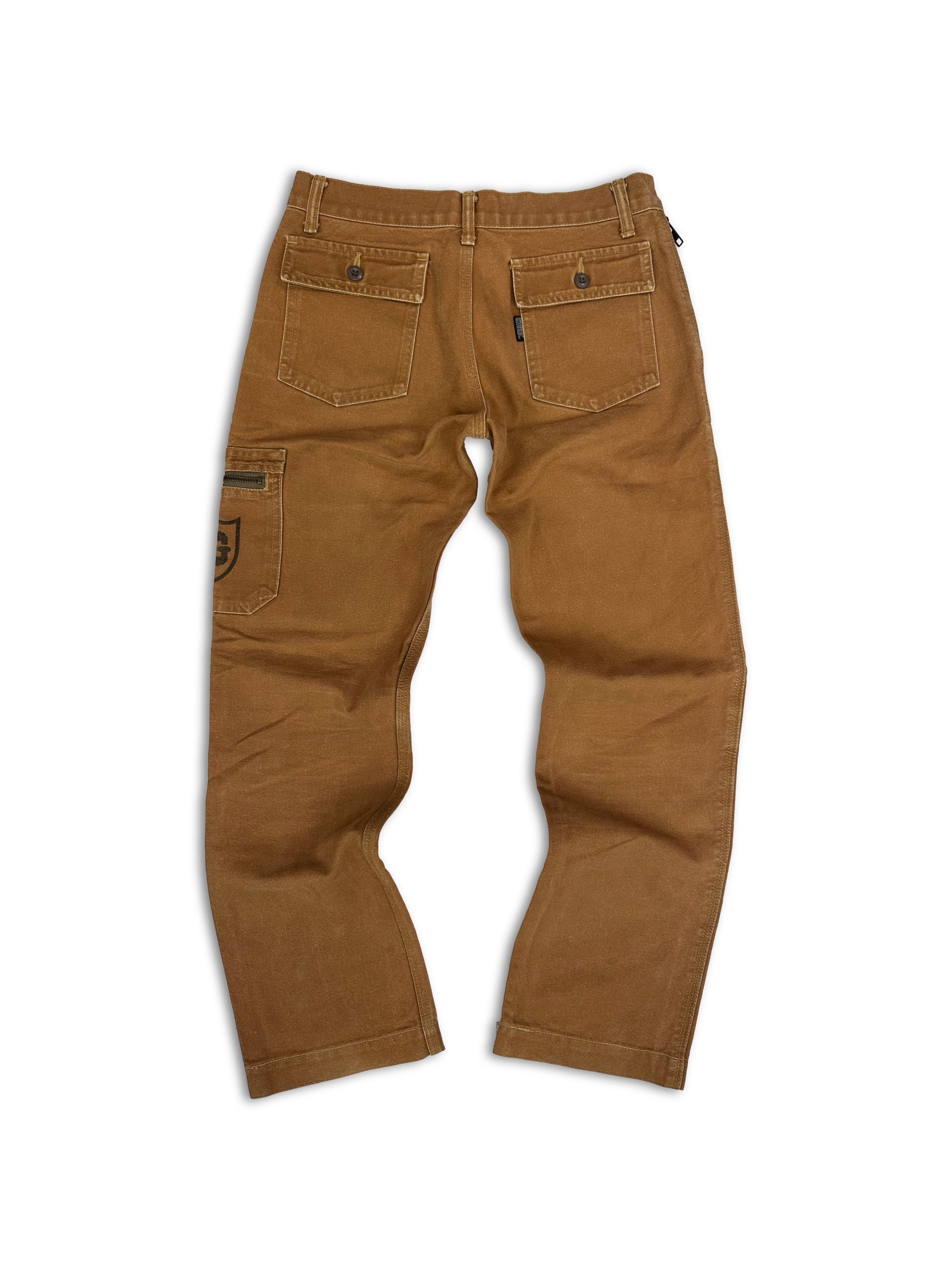 00s Hysteric Glamour ‘Carptener’ Brown Reinforced Cargo Pants