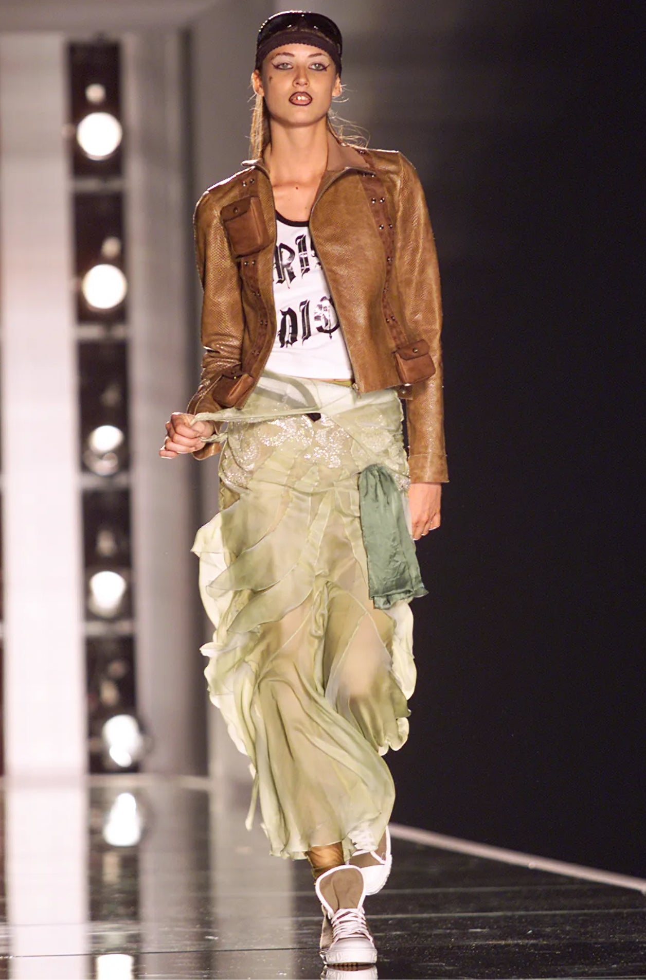 SS02 Dior by John Galliano ‘1947’ Gothic Sleeveless Tank Top