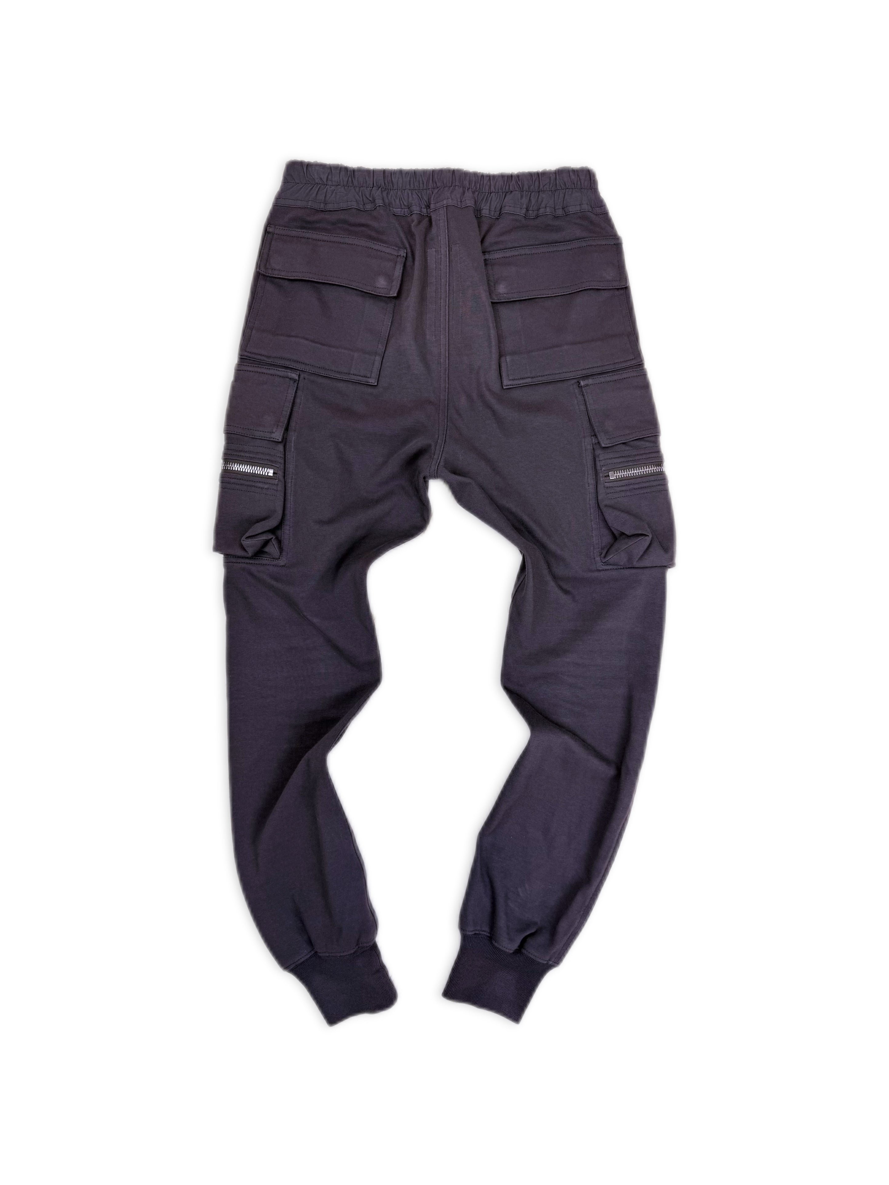 SS22 Rick Owens ‘Phlegethon’ Plum Drawstring Cargo Pants