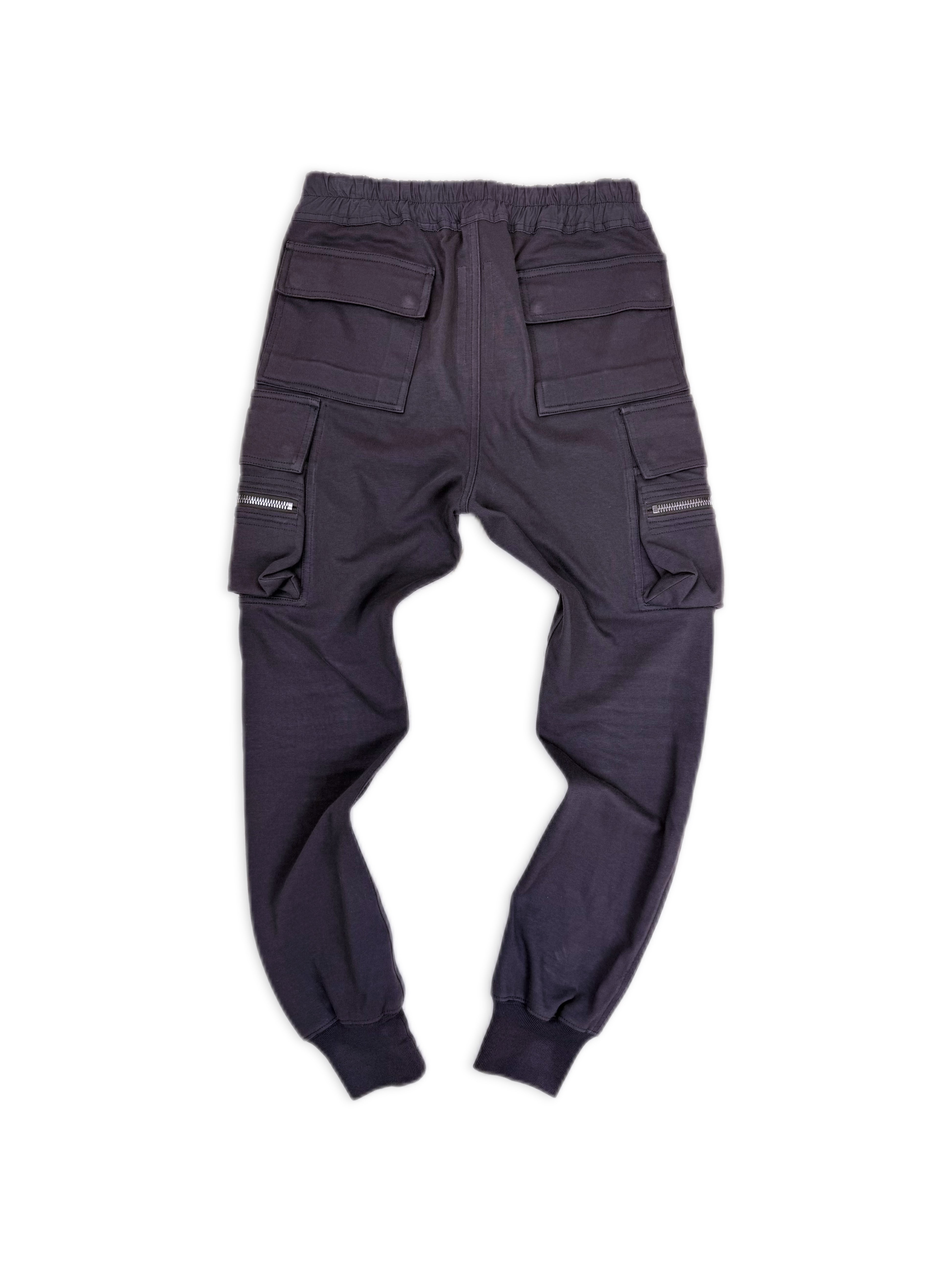 SS22 Rick Owens ‘Phlegethon’ Plum Drawstring Cargo Pants