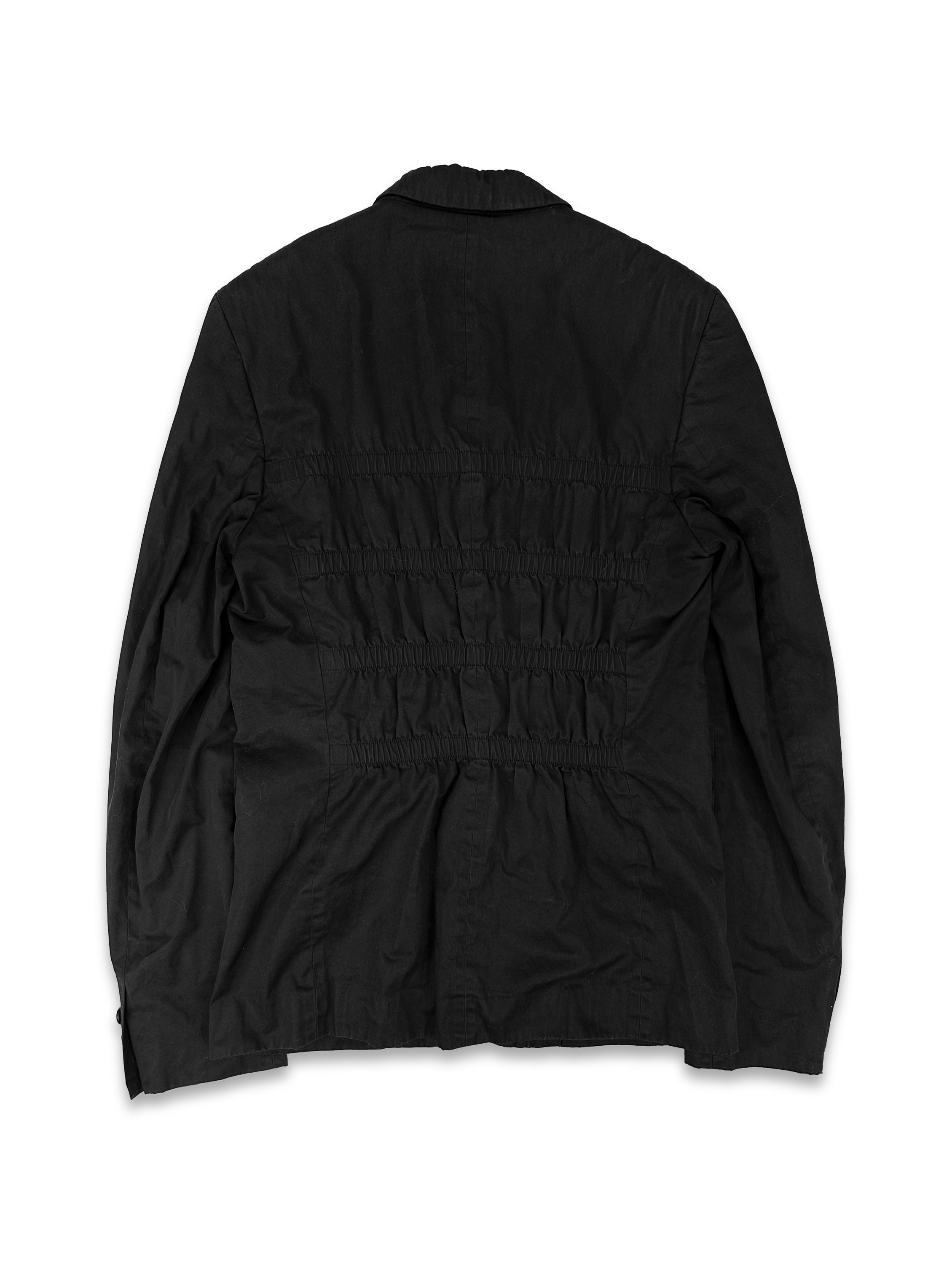 SS08 Raf Simons ‘Bungee Cord’ Black Blazer Jacket