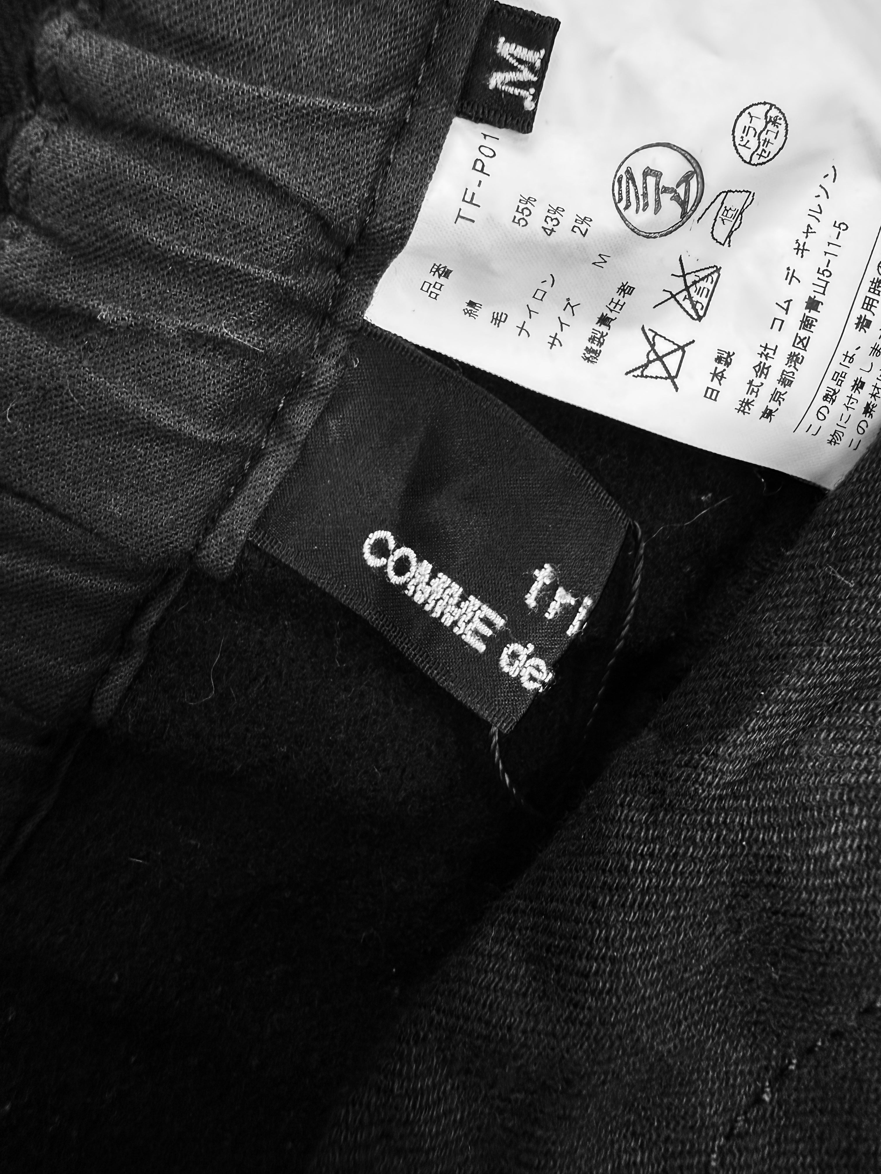 2010 Comme des Garcons Tricot Skirted Wide Leg Shorts