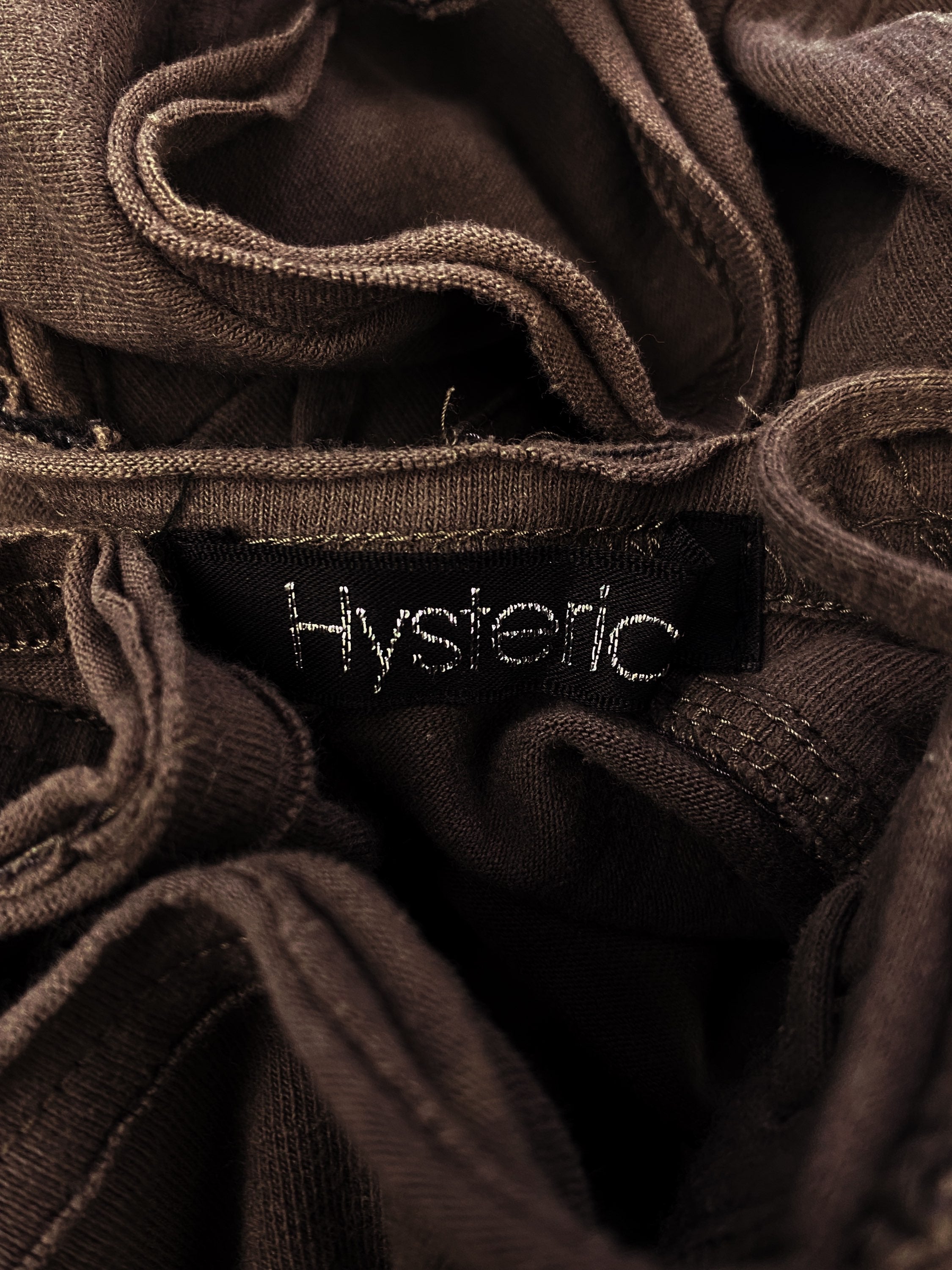 00s Hysteric Glamour ‘Vinyl’ Rustic Braided Sleeveless Tank-top