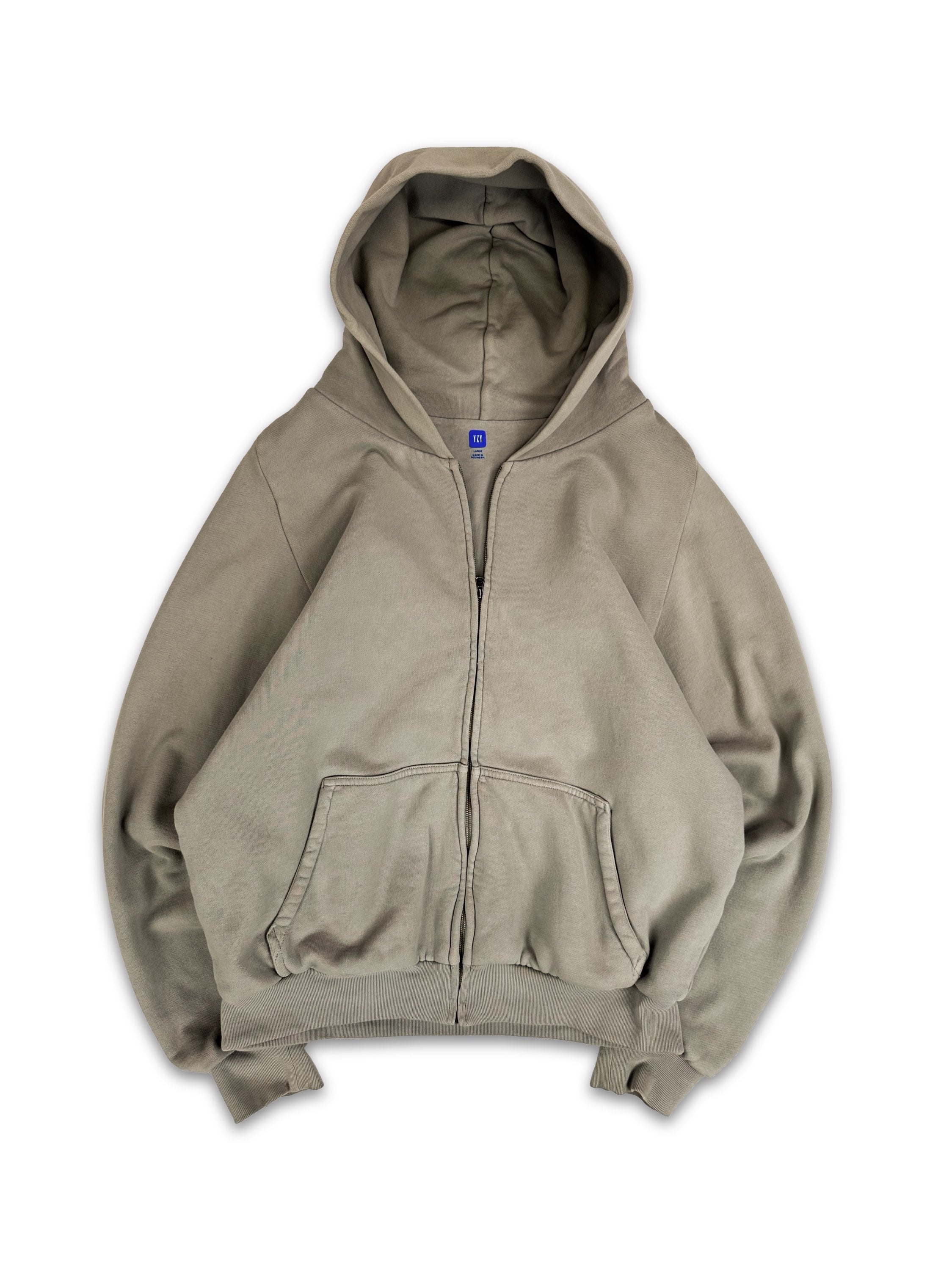 Yeezy x Gap Beige Full-zip Heavy Weight Hoodie