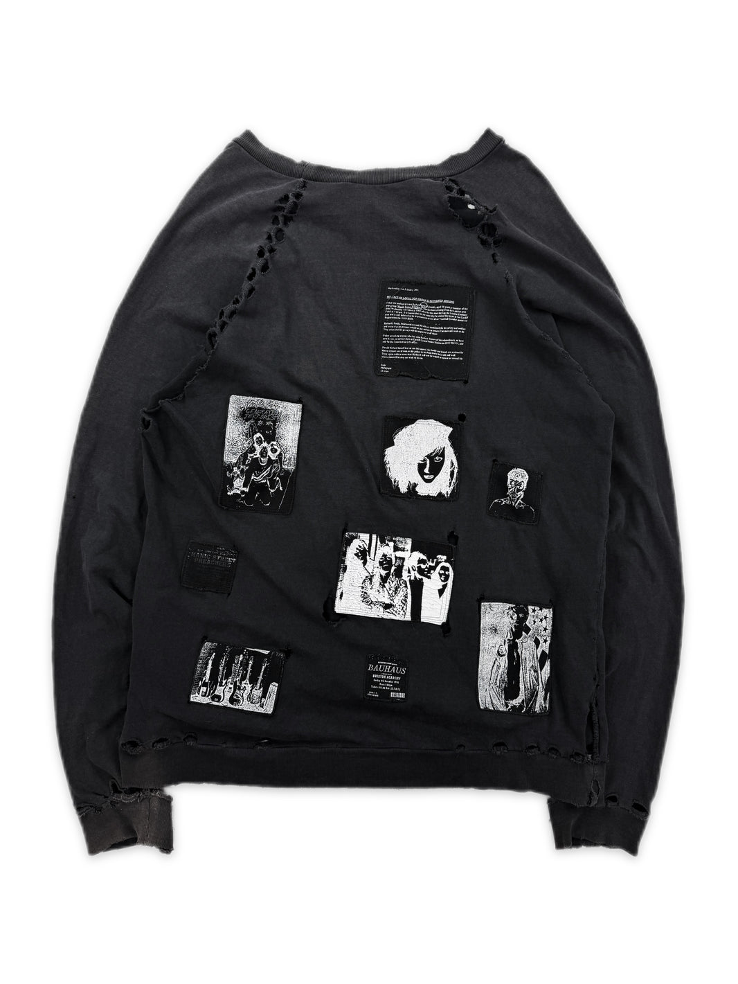 AW01 Raf Simons ‘Riot Riot Riot’ Reverse Patch SAMPLE Crewneck