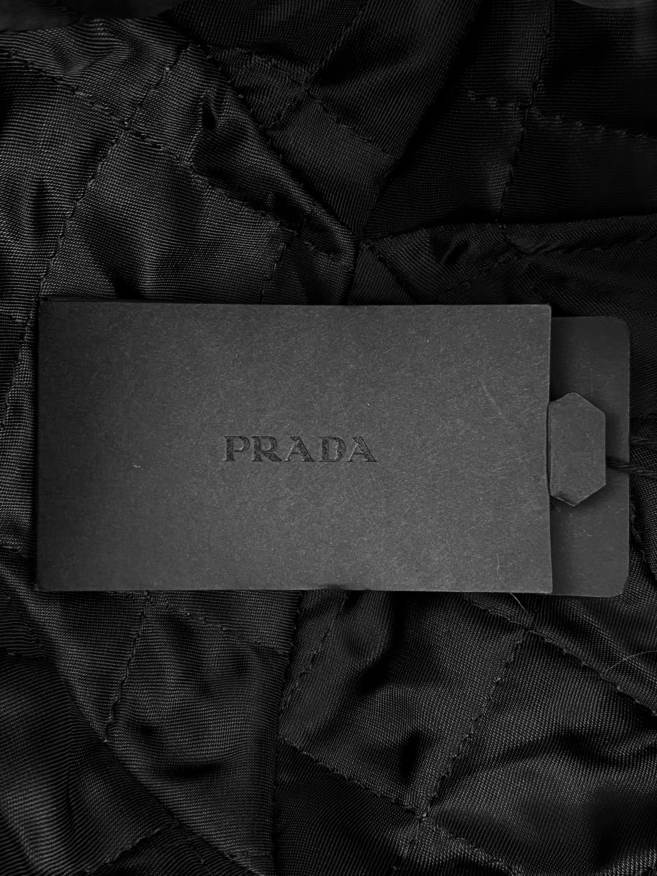 FW19 Prada Faux Fur Urshanka Nylon Trapper Hat