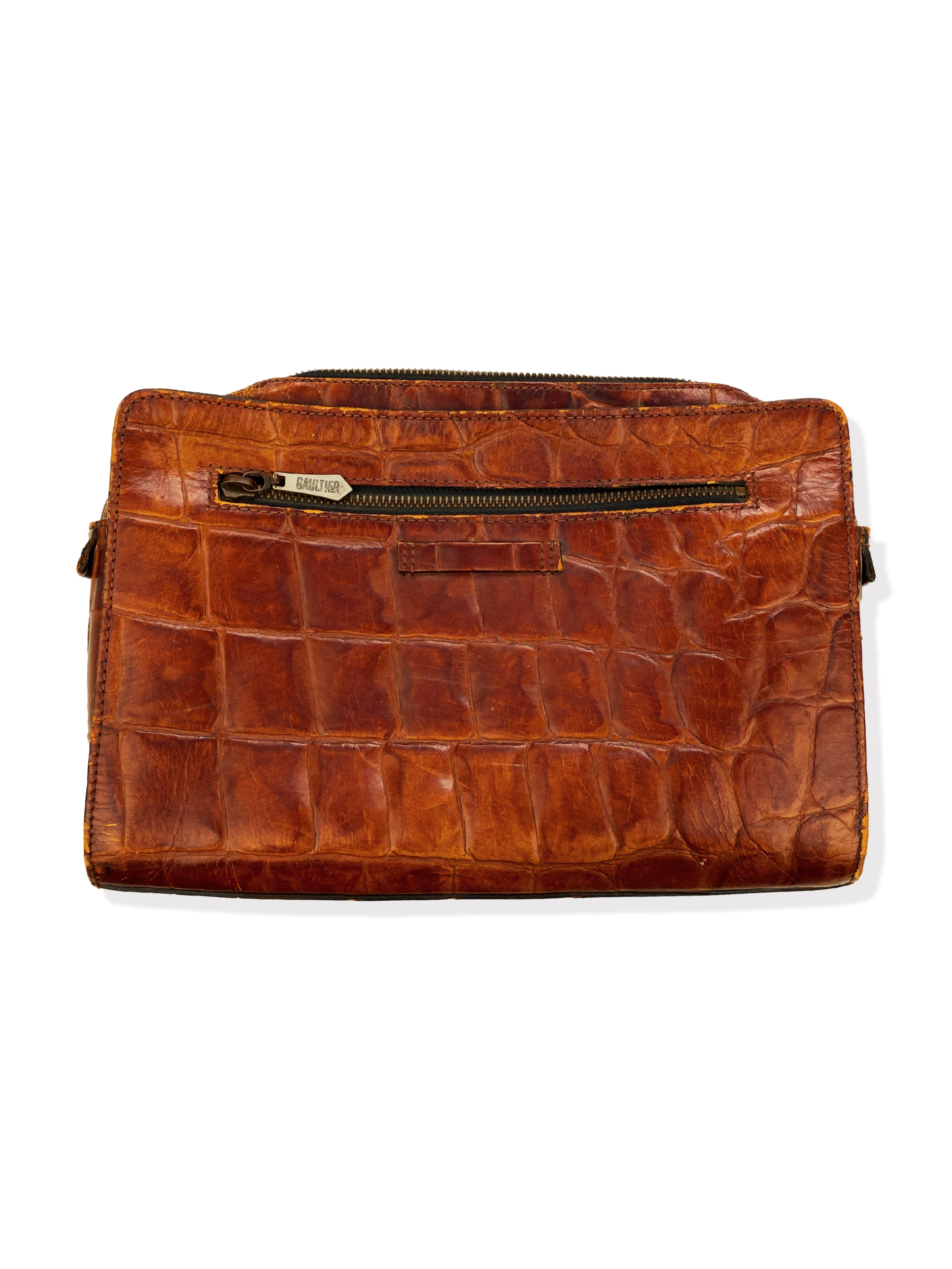 Jean Paul Gaultier Homme Aligator Print Clutch Bag