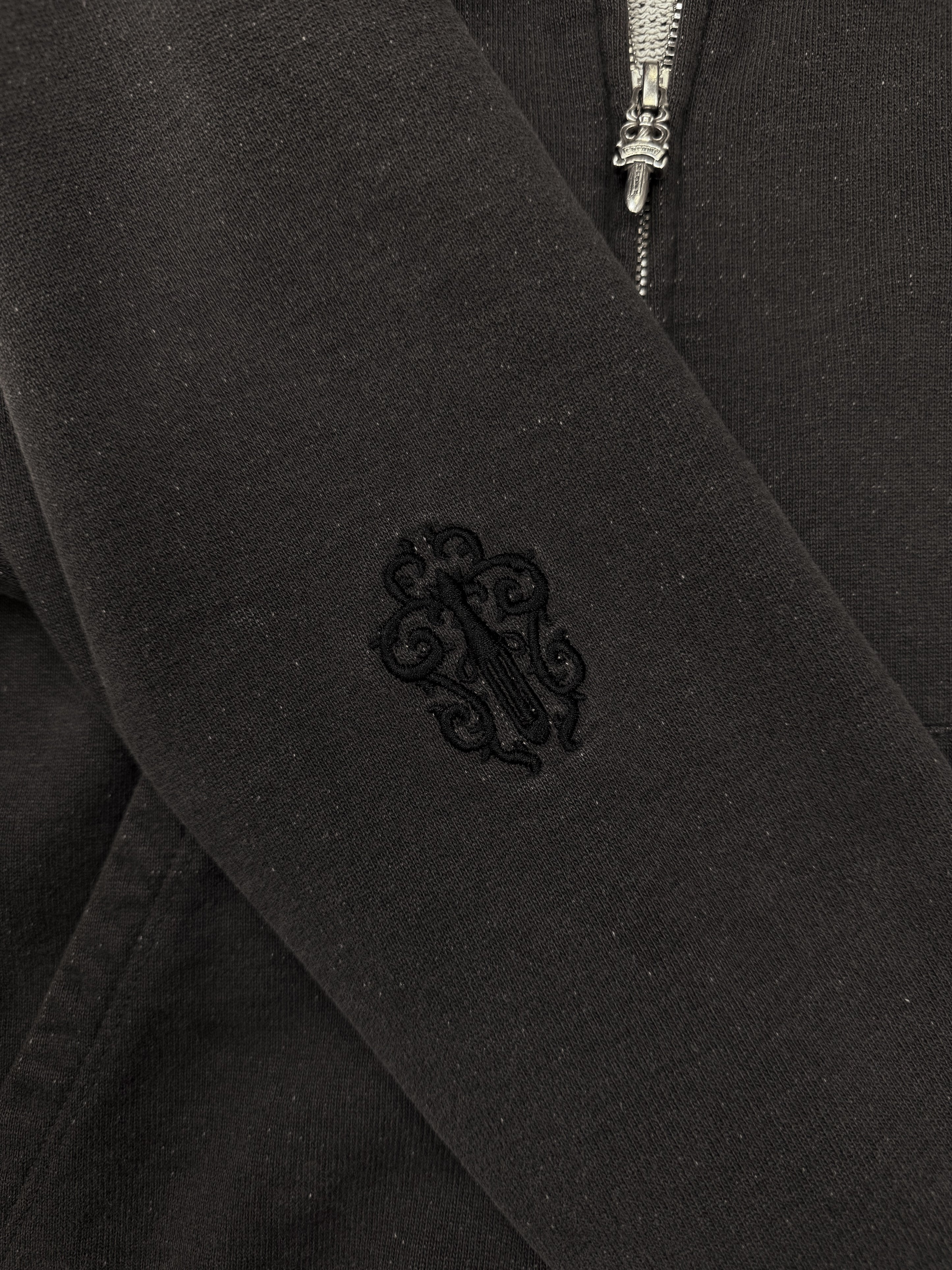 Chrome Hearts ‘Y Not’ Dagger Zip Embroidered Lined Hoodie