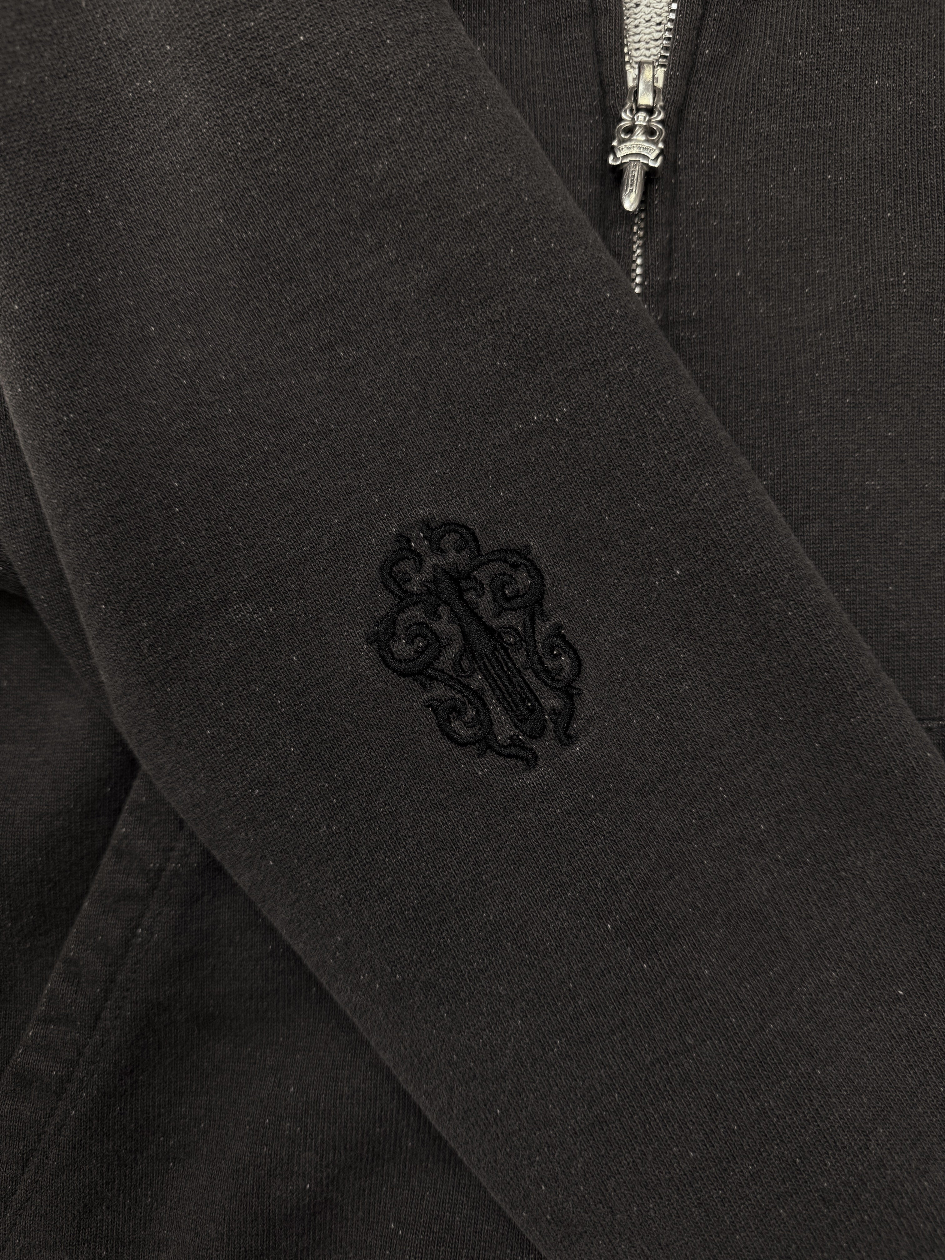 Chrome Hearts ‘Y Not’ Dagger Zip Embroidered Lined Hoodie