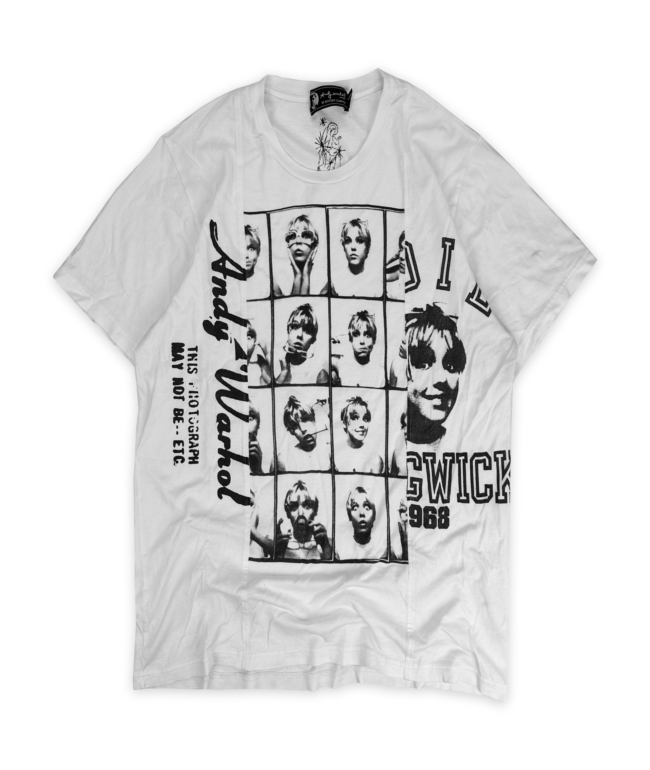 00s Hysteric Glamour x Andy Warhol ‘Faces’ White Graphic T-Shirt