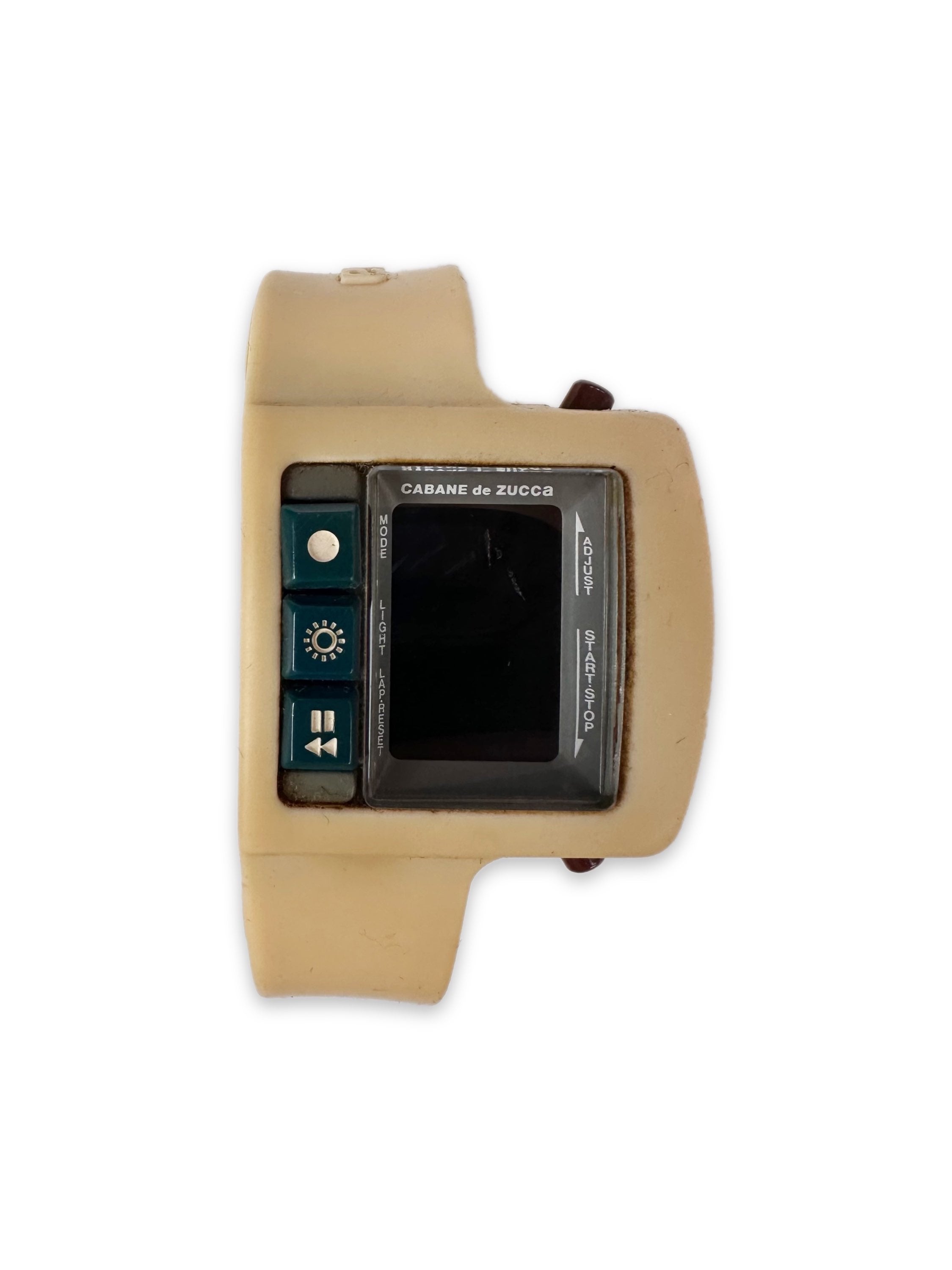 00s Cabane de Zucca by SEIKO W621 Digital Rubberized Watch