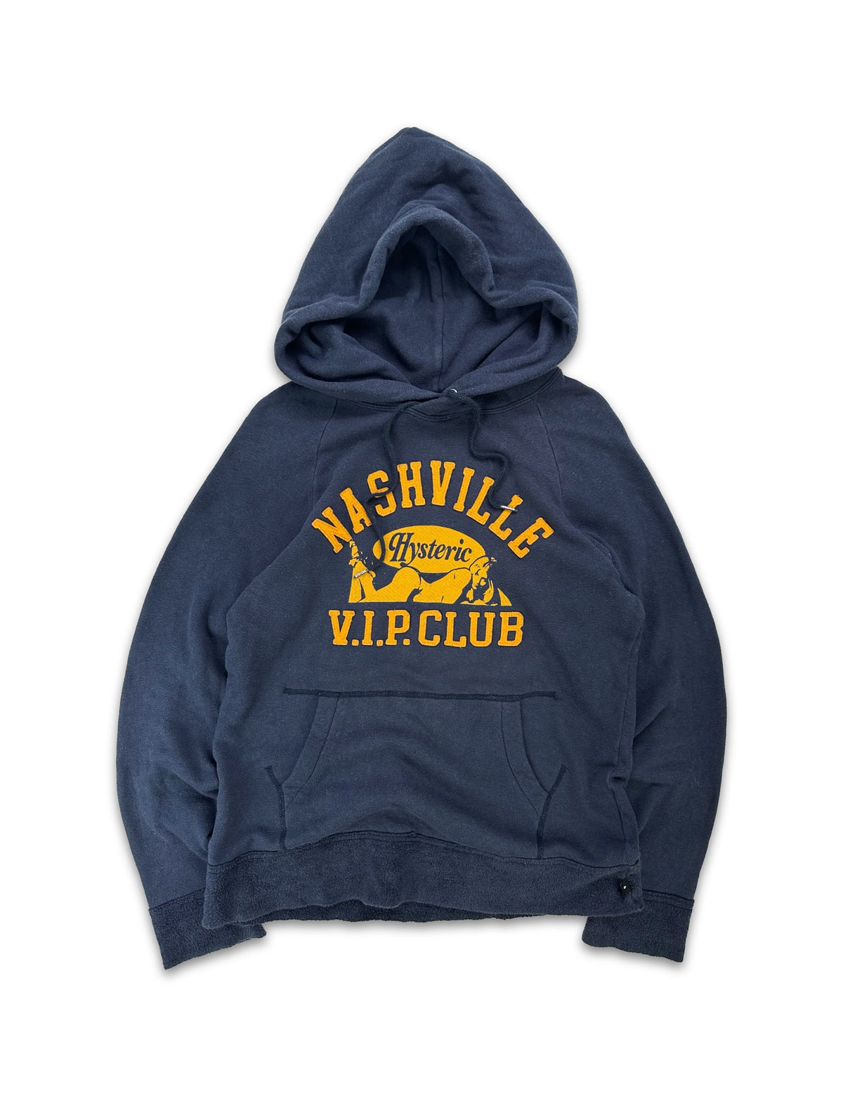 00s Hysteric Glamour ‘Show Girl’ Collegiate Motif Hoodie