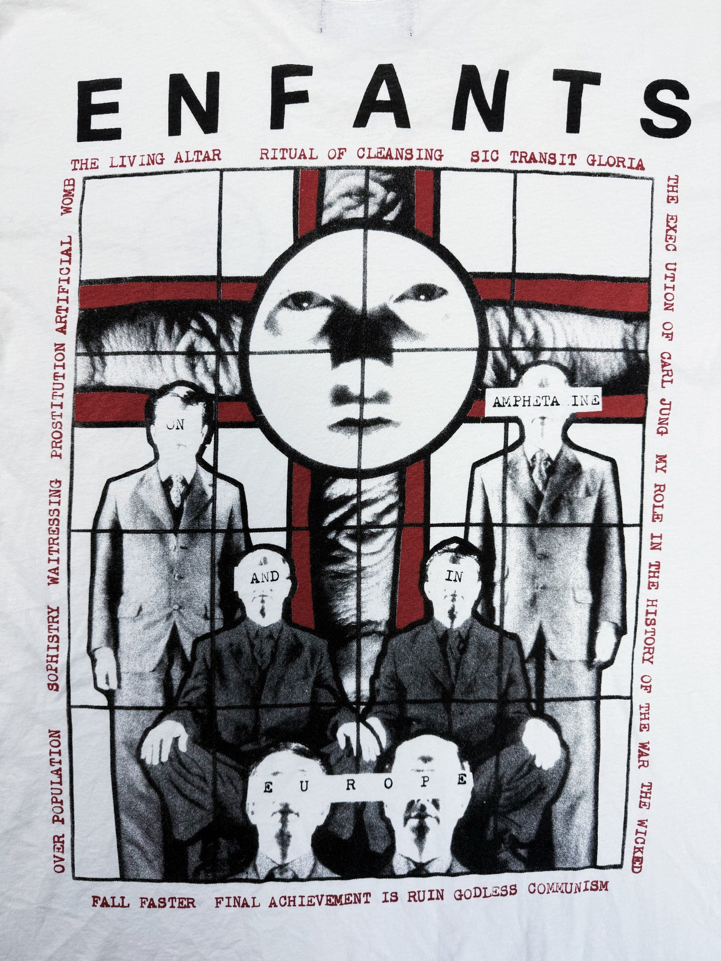 Enfants Riches Deprimes ‘Ritual Prayer’ White Graphic T-Shirt
