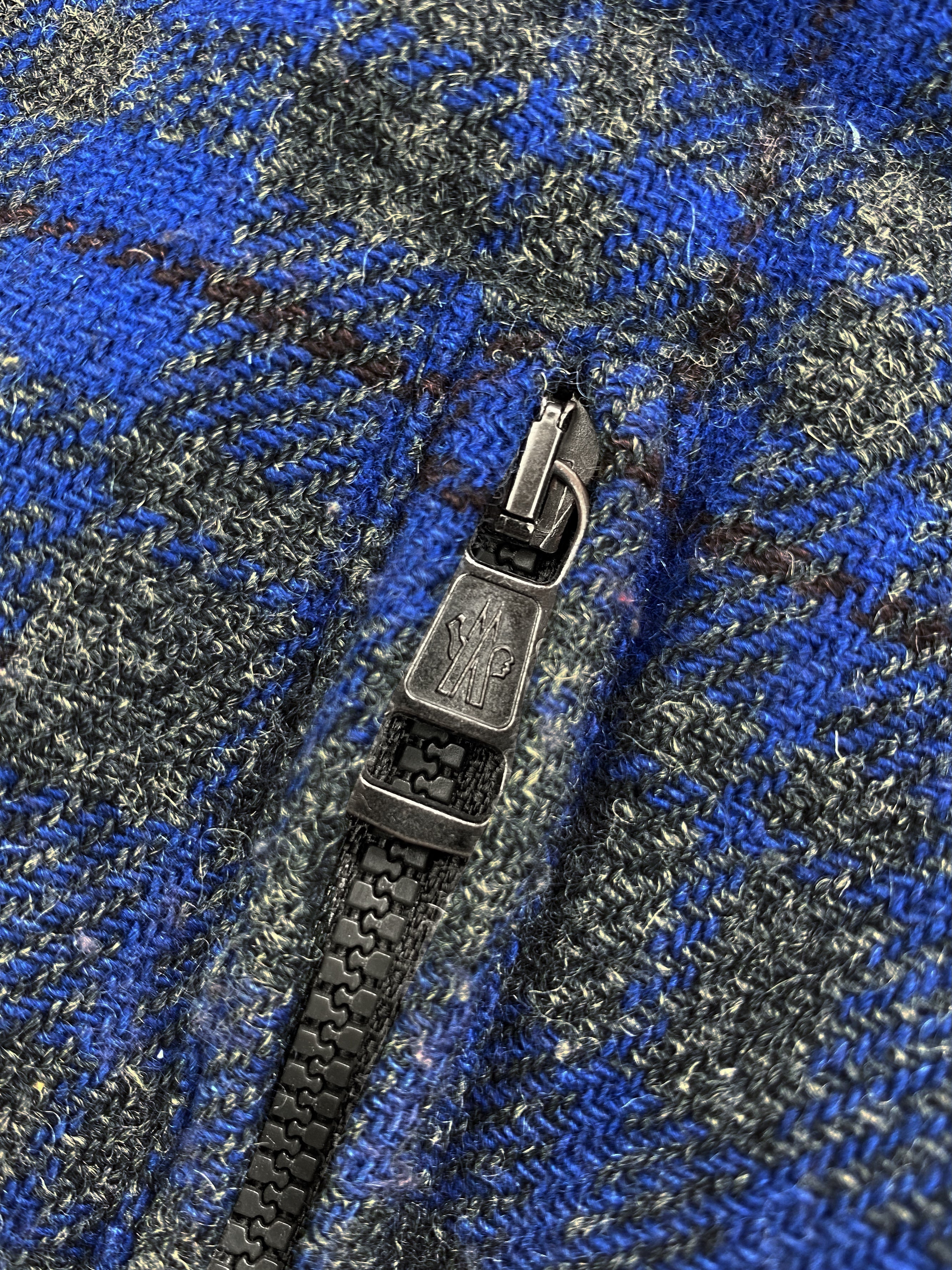 AW05 Junya Watanabe X Moncler Plaid Down Fill Puffer Jacket