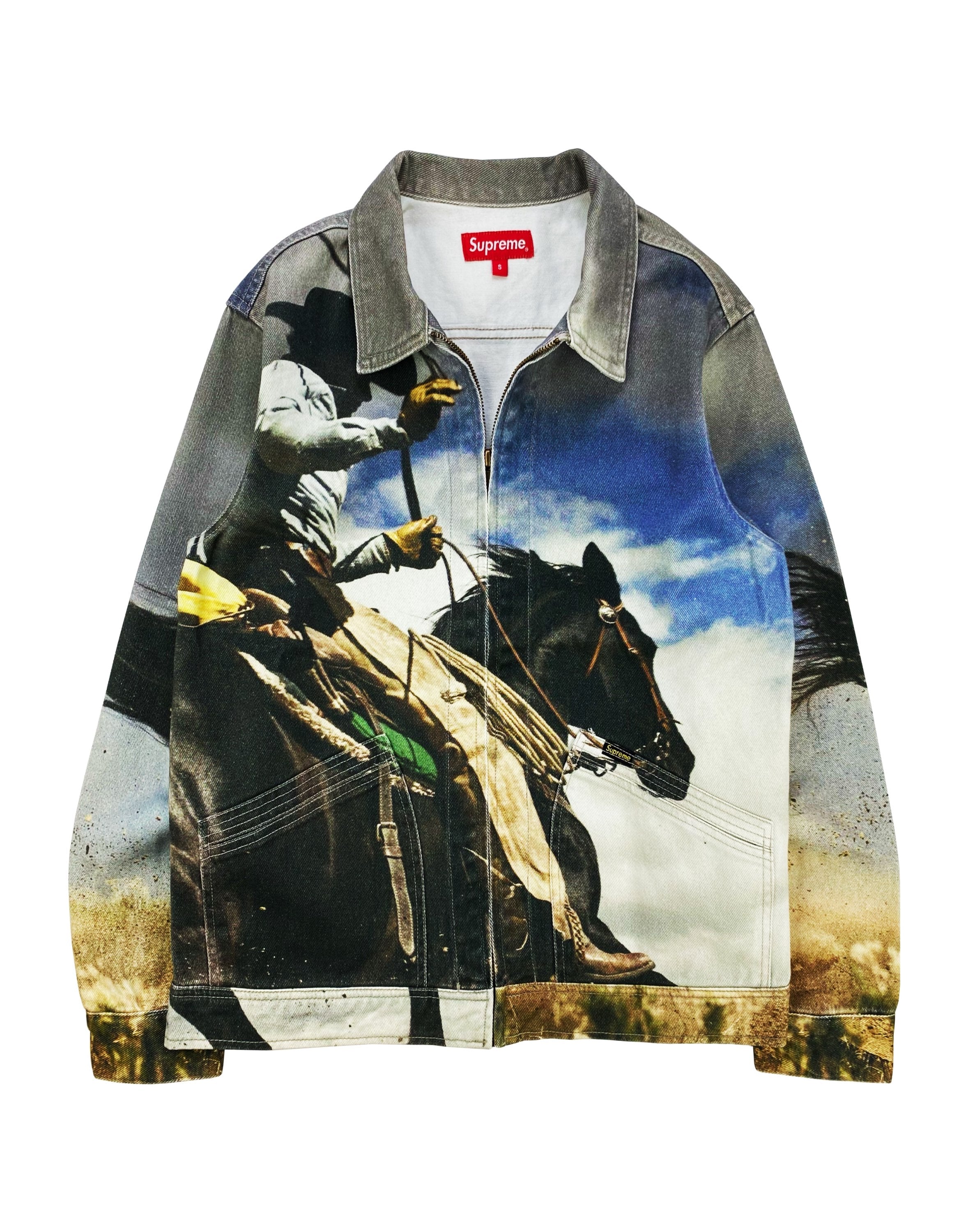 SS17 Supreme x Jim Krantz ‘Cowboys’ Denim Graphic Work Jacket