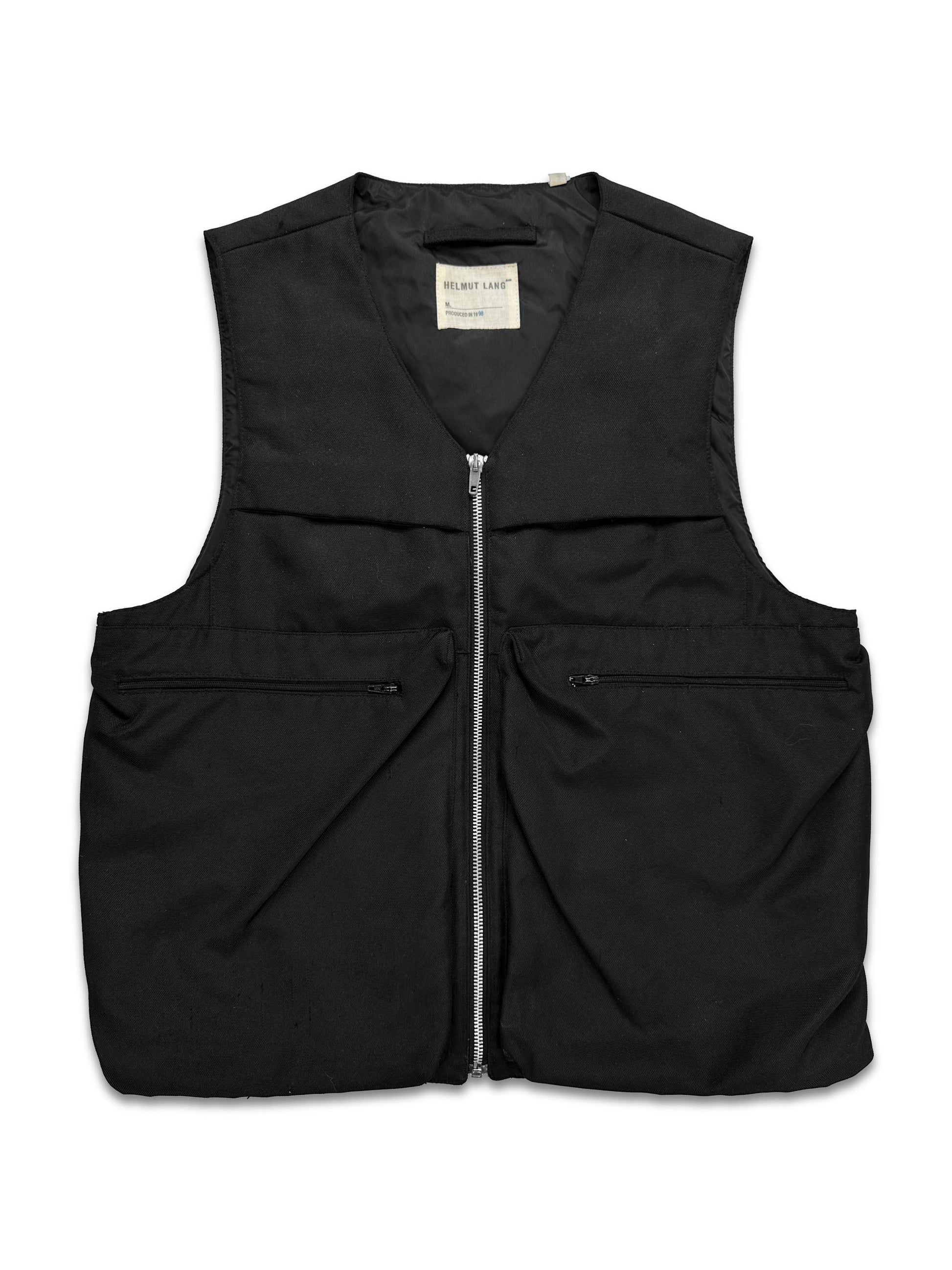 AW98 Helmut Lang Ballistic Multi Pocket Zippered Cargo Vest