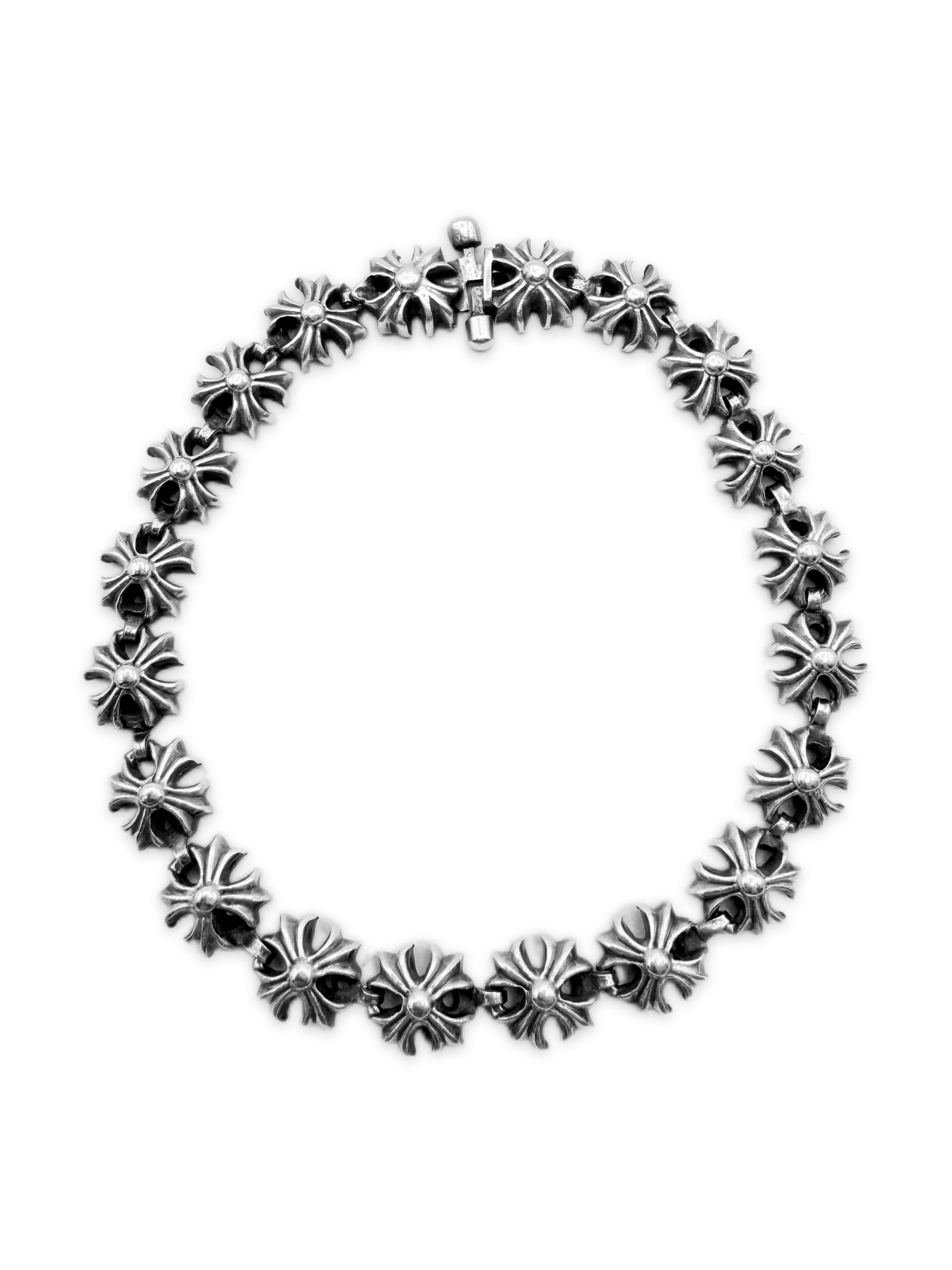Chrome Hearts Mini Plus Cut Out .925 Silver Bracelet
