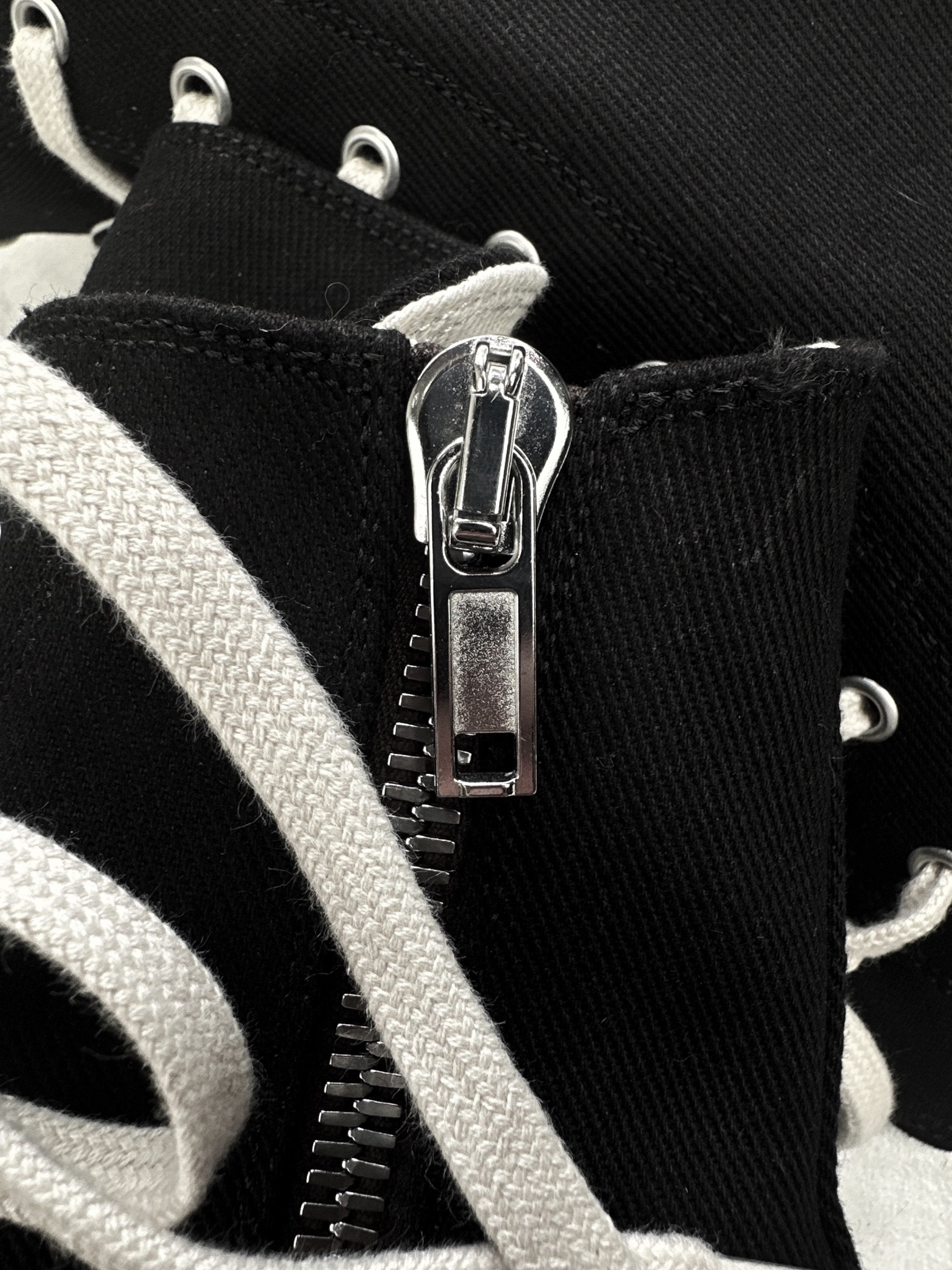 Rick Owens ‘Mega Bumper’ Canvas Platform Ramone Sneakers