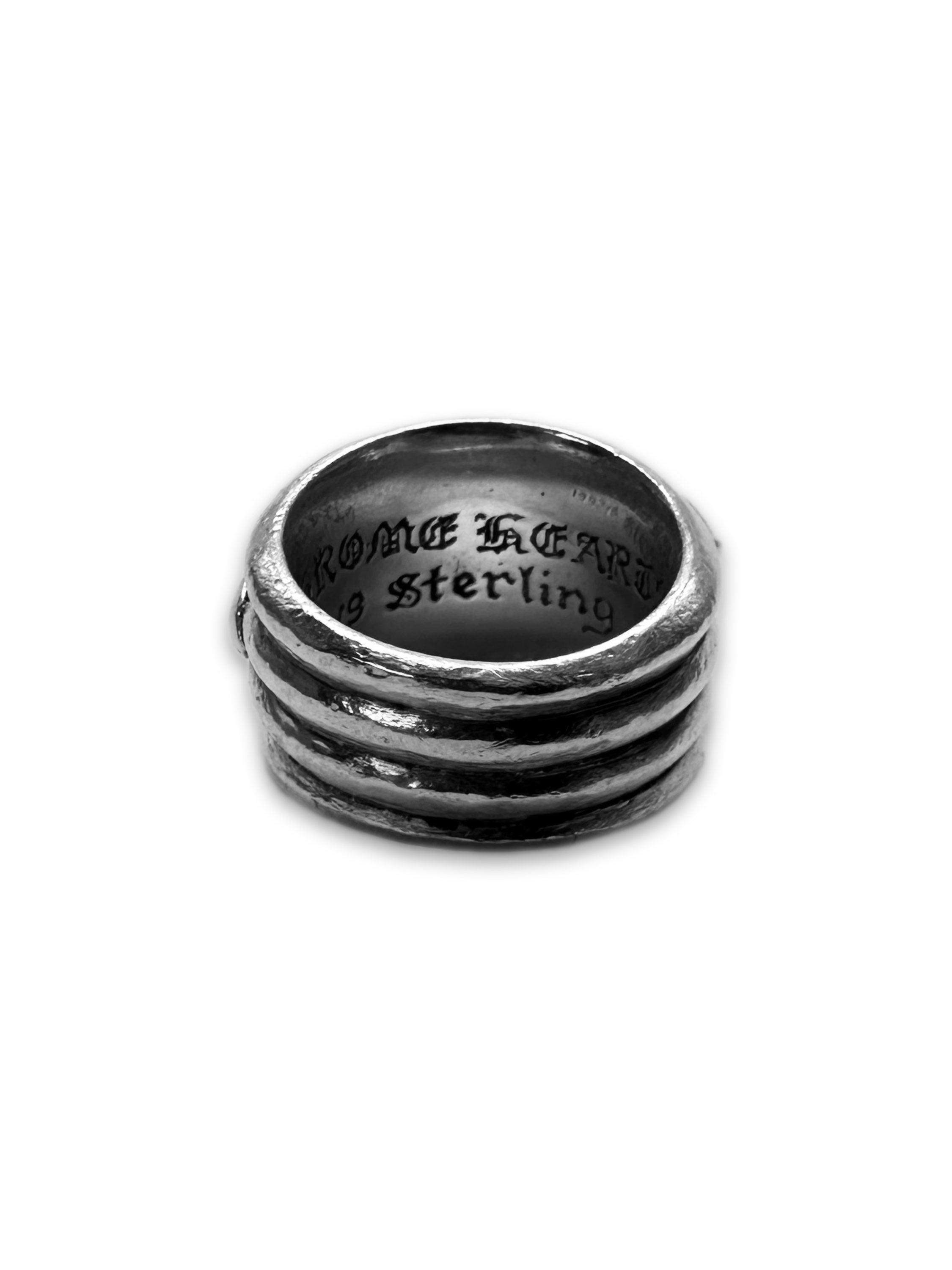 1992 Chrome Hearts ‘Dagger’ .925 Sterling Silver Etched Ring