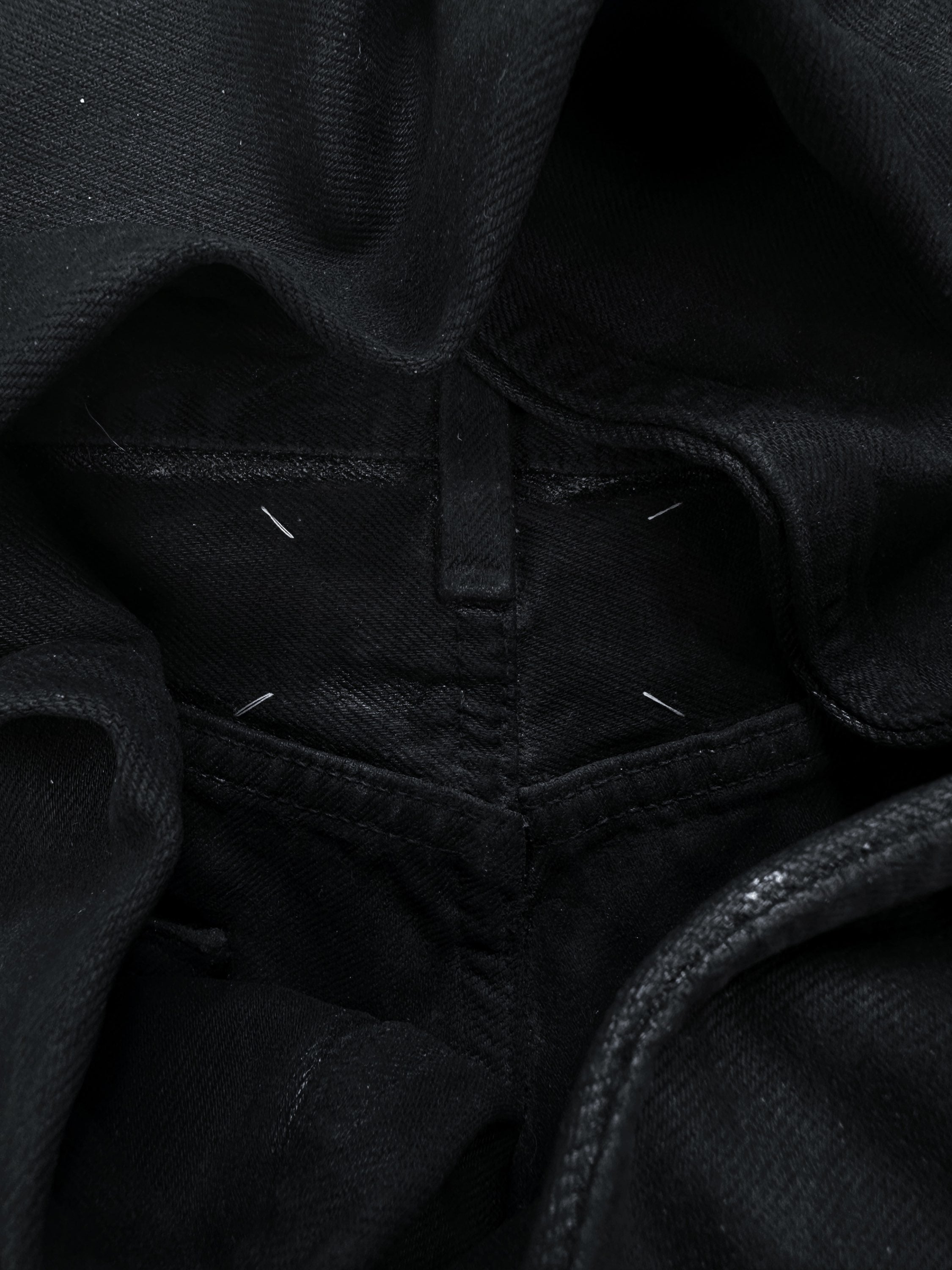 AW99 Maison Margiela Artisanal ‘Painted’ Black/Blue Denim