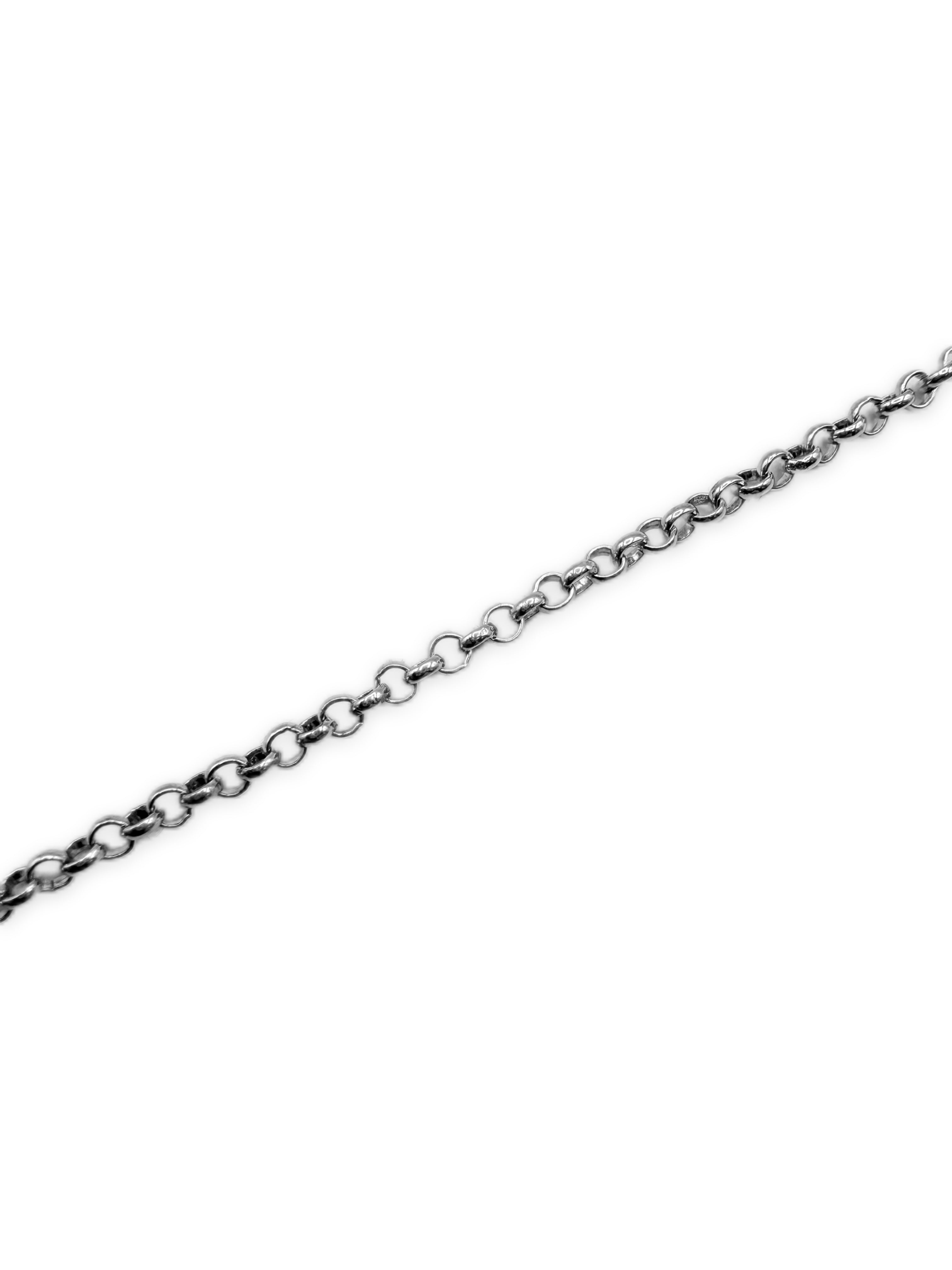 Chrome Hearts 19.5 in Roll .925 Silver Necklace Chain