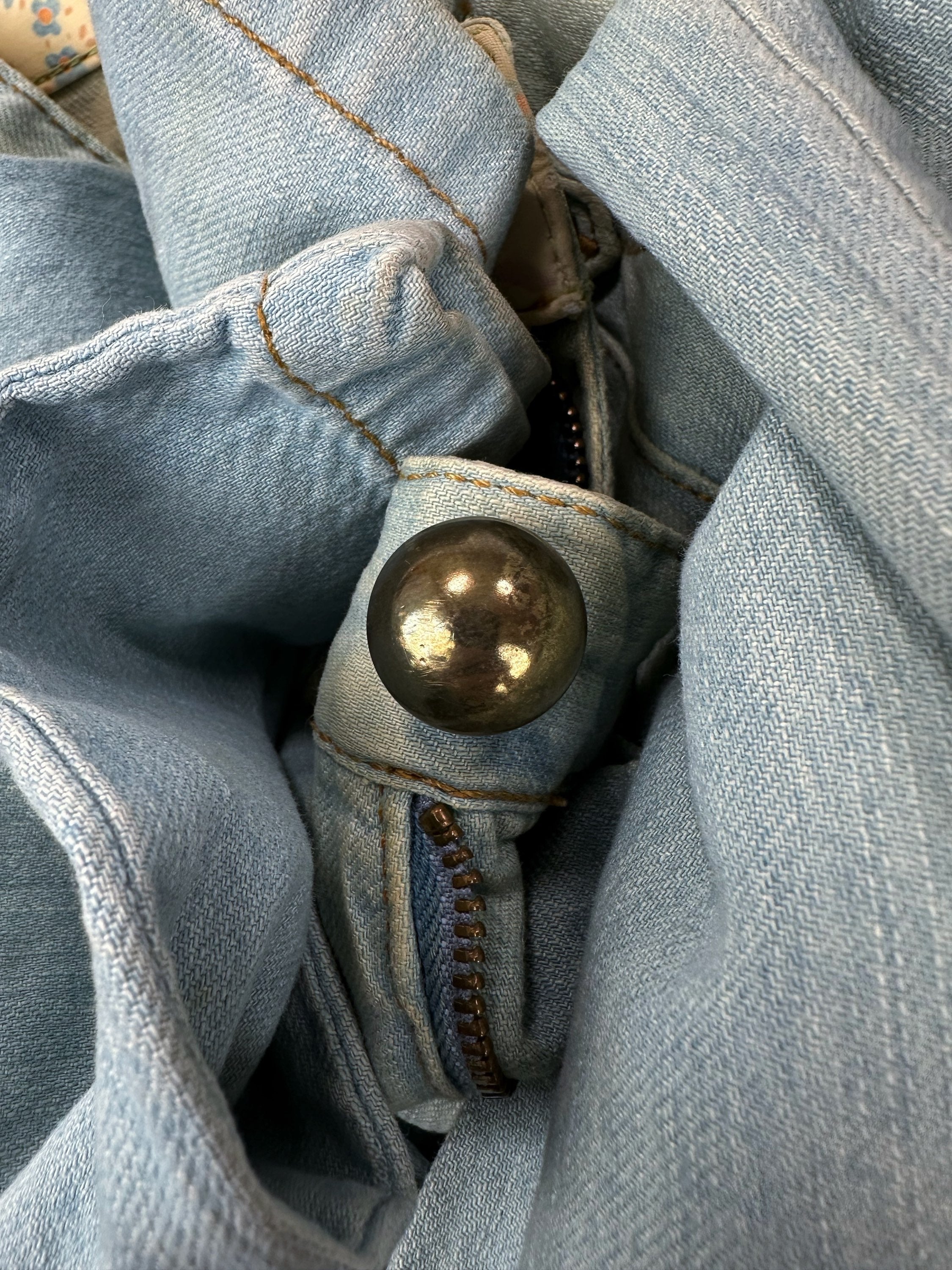 00s Dolce & Gabbana Washed Low Rise Flared Bell Bottom Denim