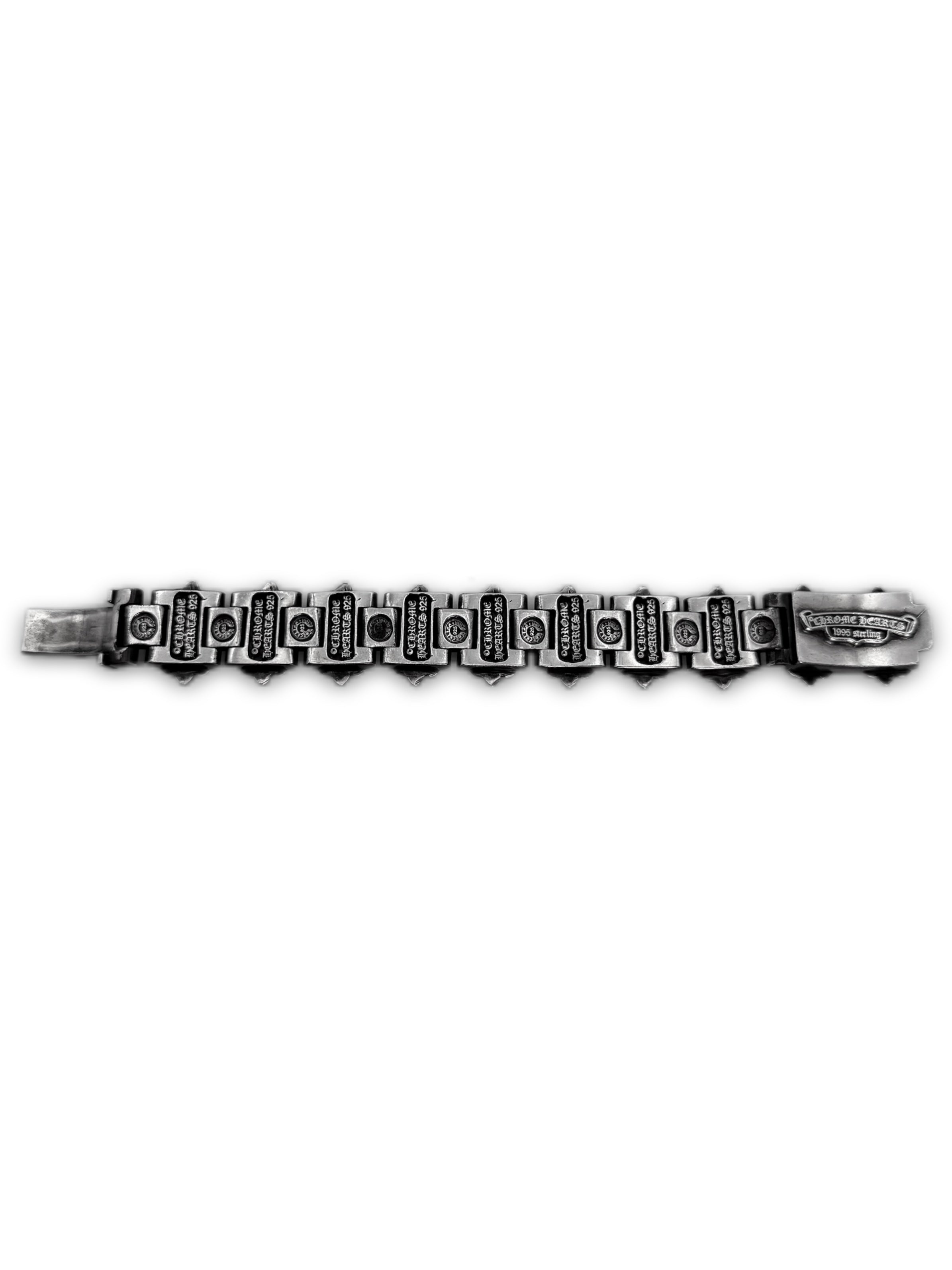 Chrome Hearts ‘Fleur’ H Link .925 Silver XL Bracelet
