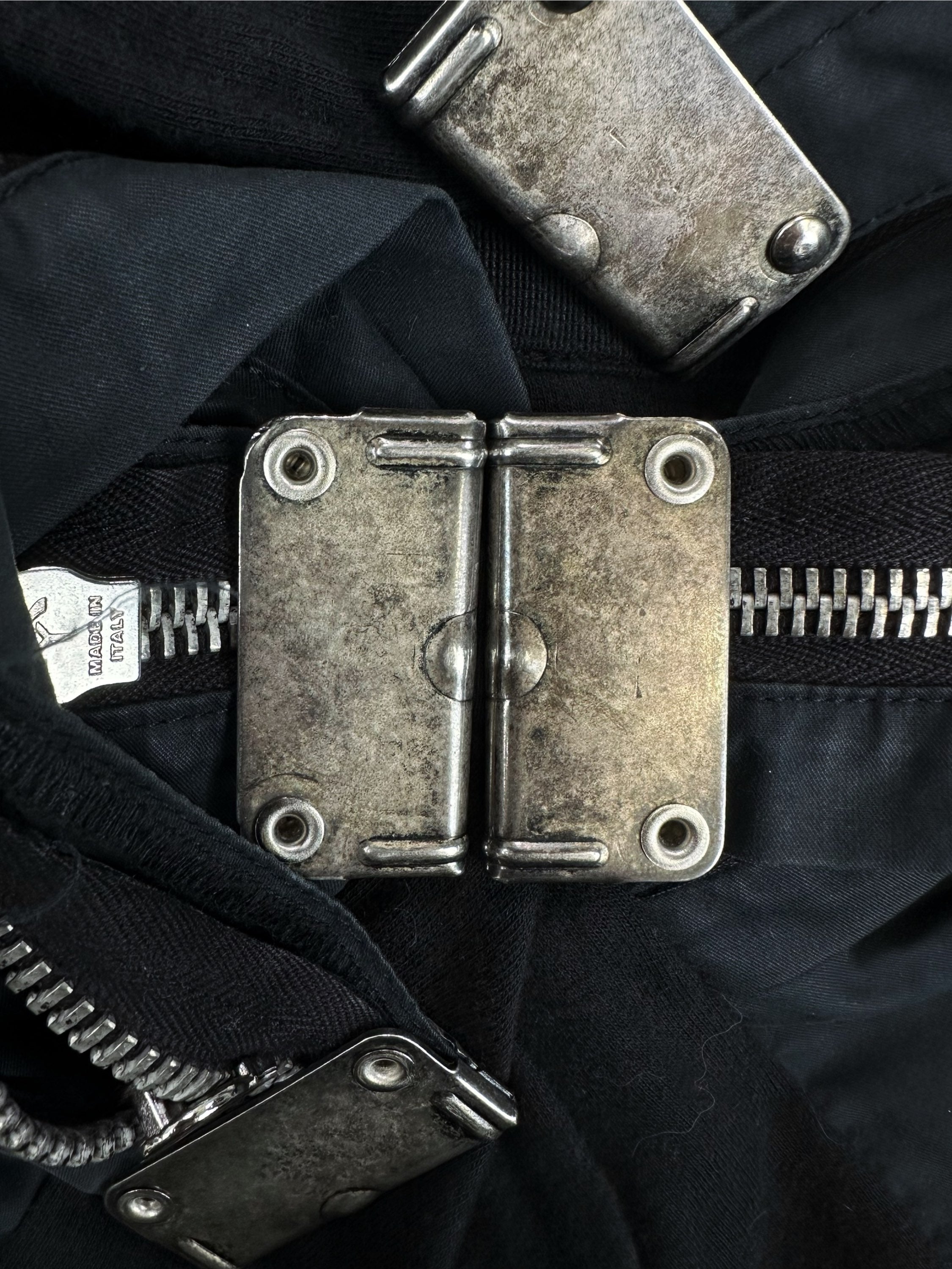 SS04 Rick Owens ‘Citrogen’ Leather Multi-zip Cargo Pants