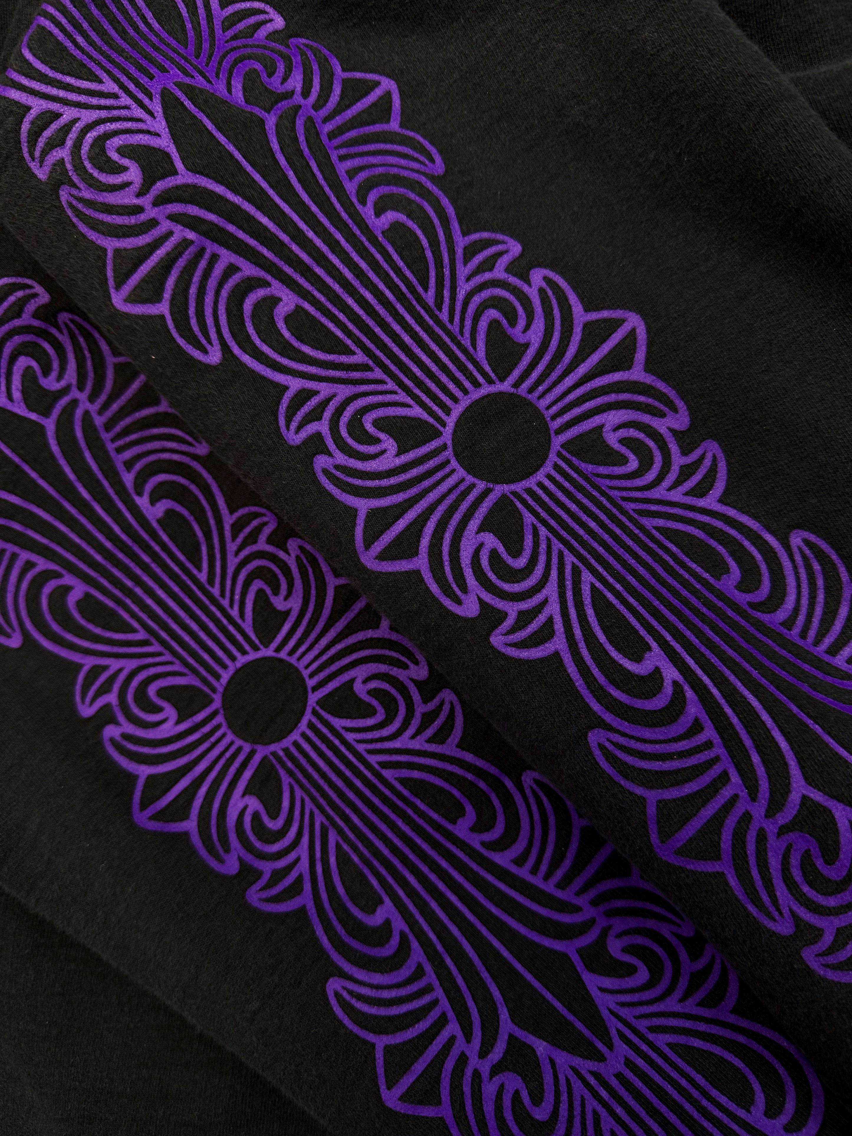Chrome Hearts Friends & Family Dark Purple Horse Shoe Hoodie