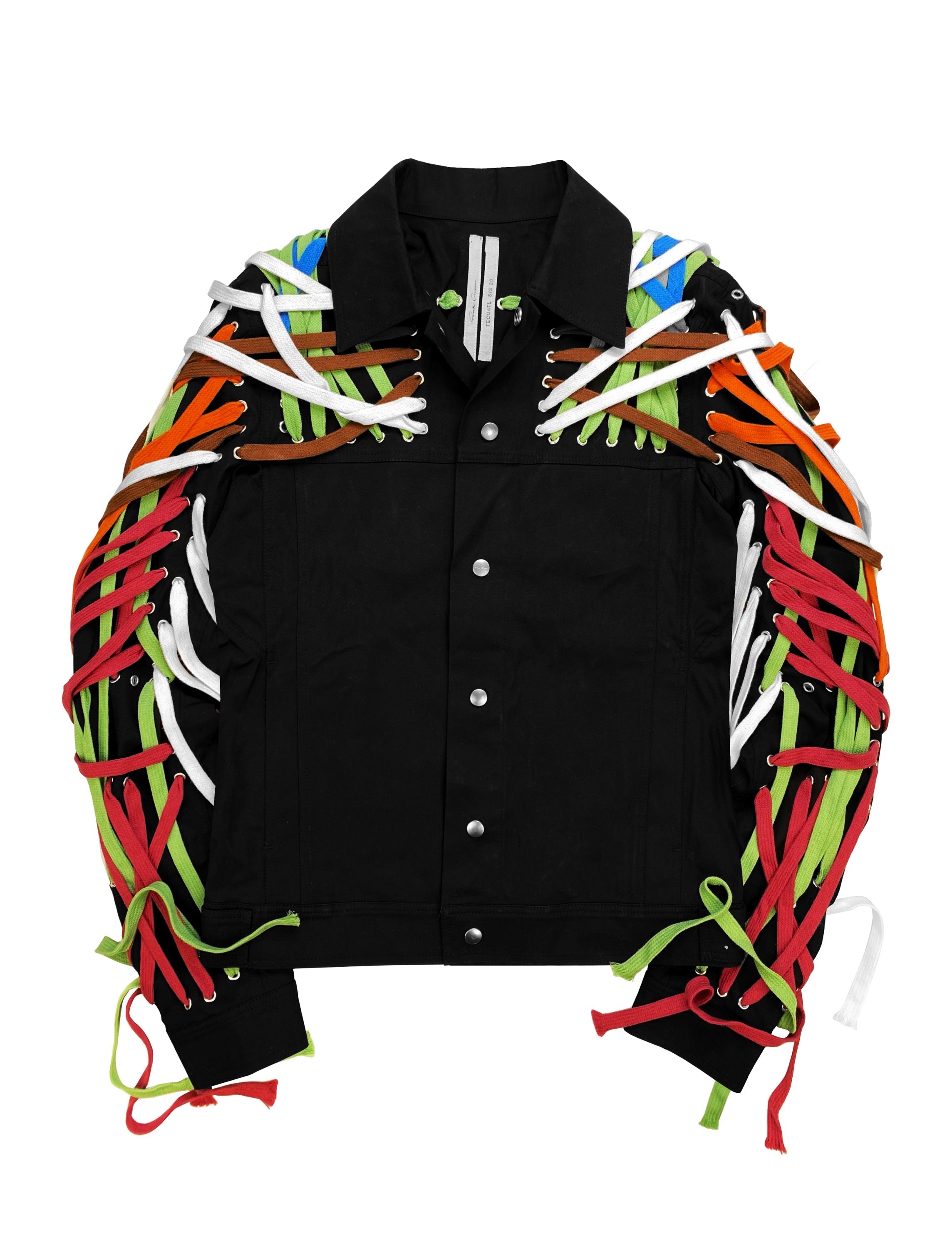 SS20 Rick Owens ‘Megalace’ Tecuatl Multi Colour Light Jacket