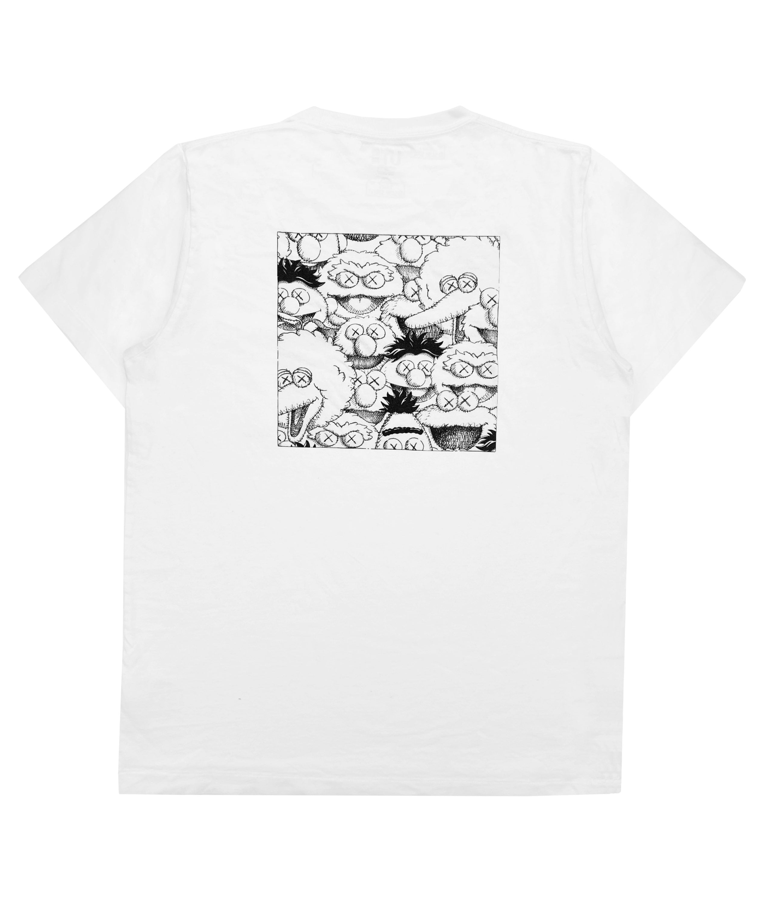 Kaws x Uniqlo Sesame Street White Portrait Graphic T-Shirt